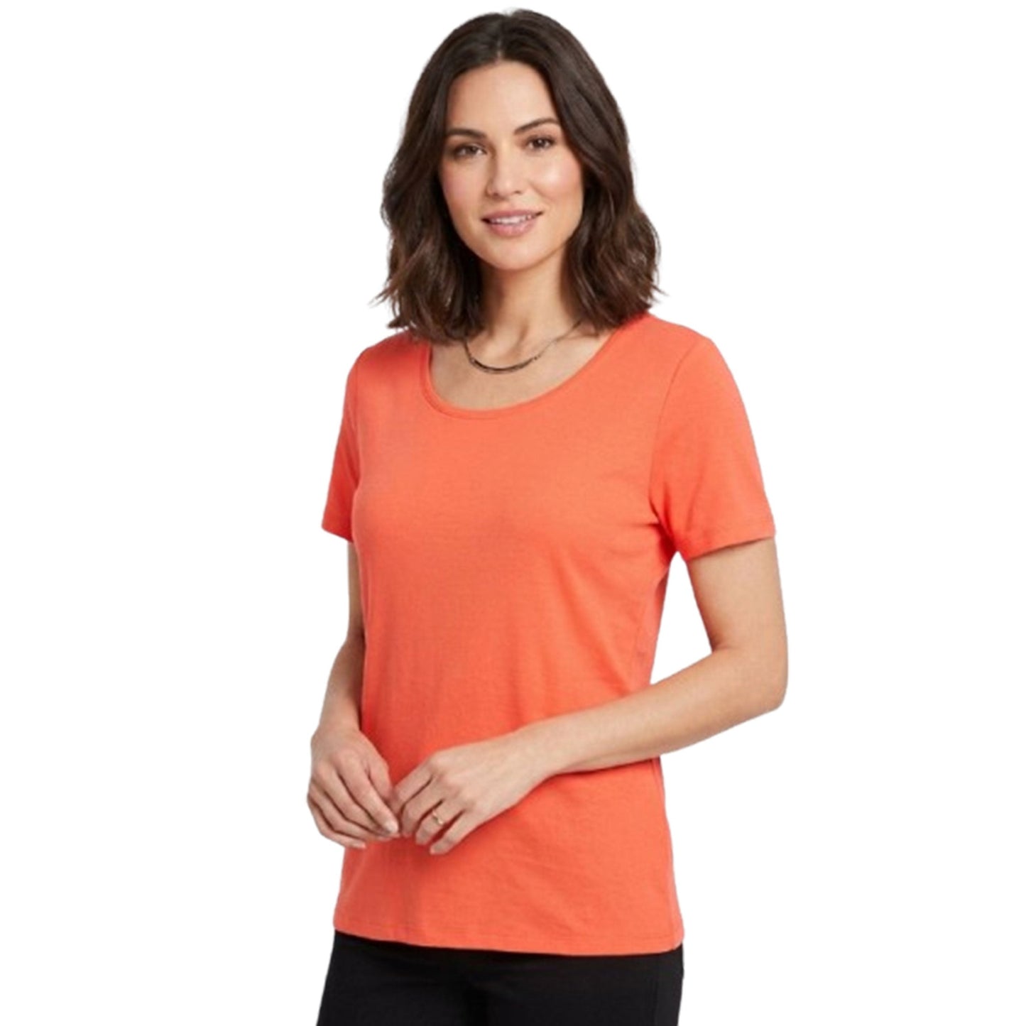 Women's Plain Top,Coral