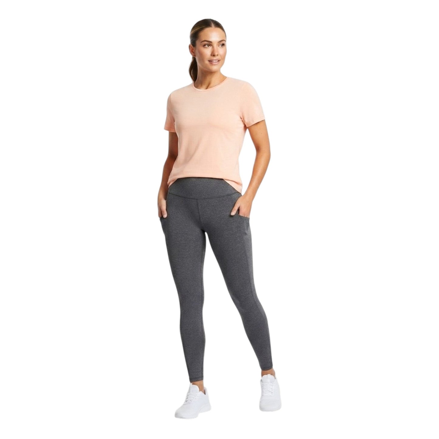Women's Plain SportTop,Light Pink