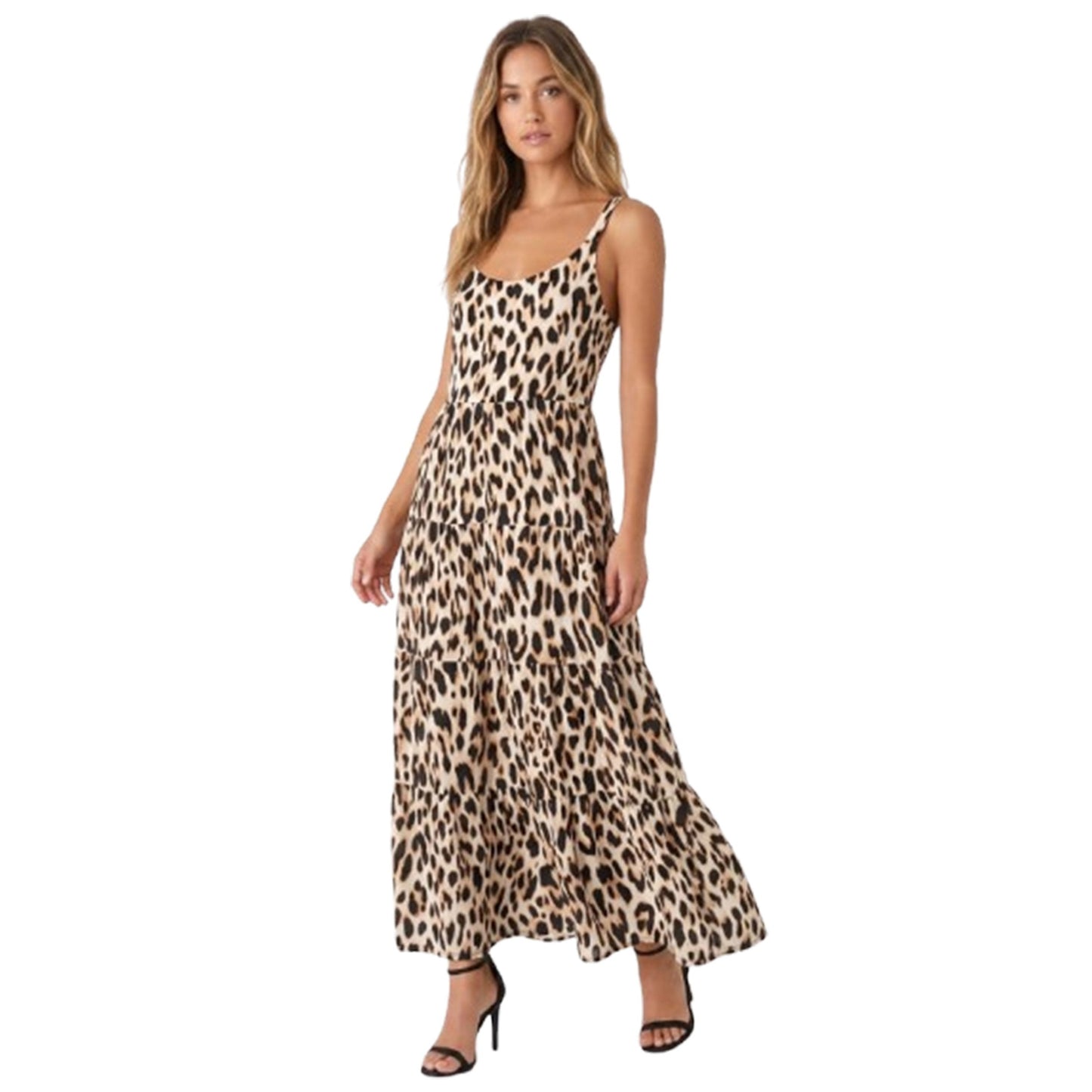 Women's Animal Printed Dress,Tiger