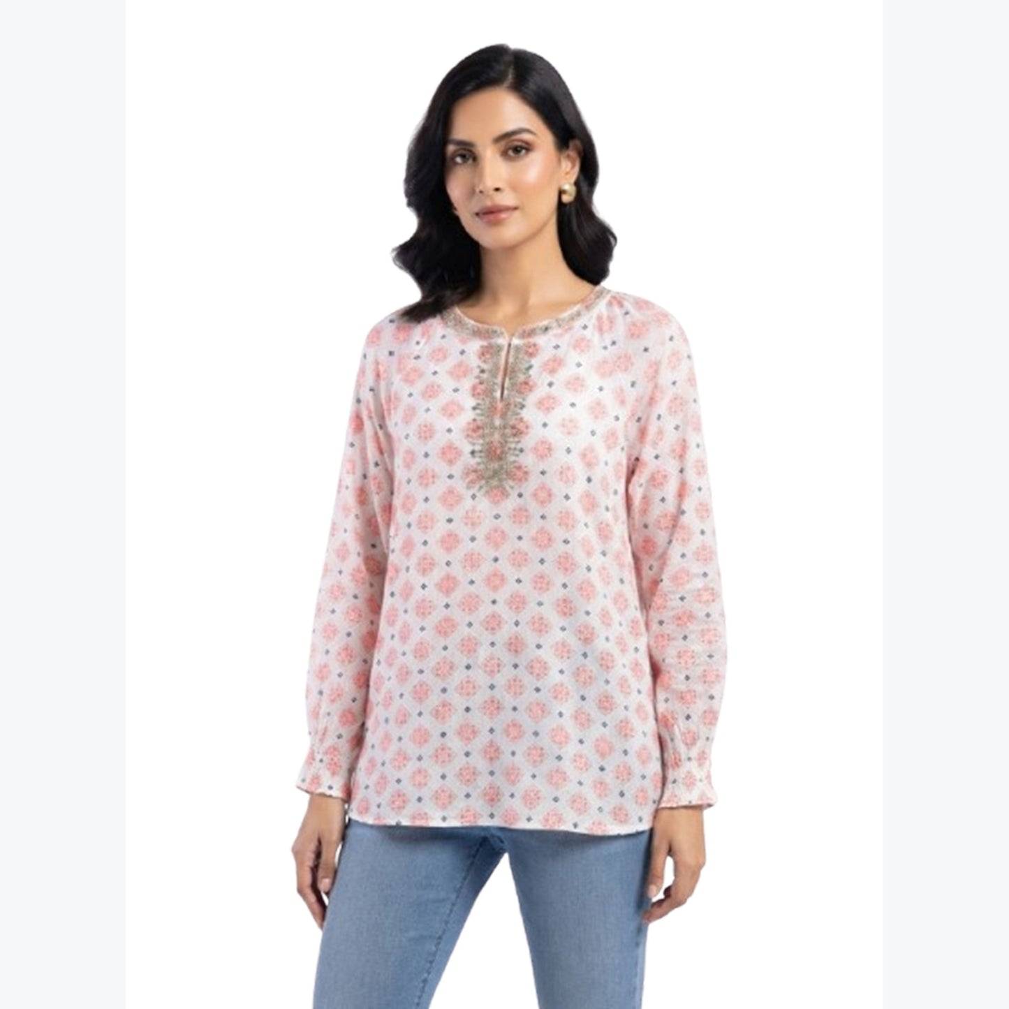 Women's Printed Top,Multi