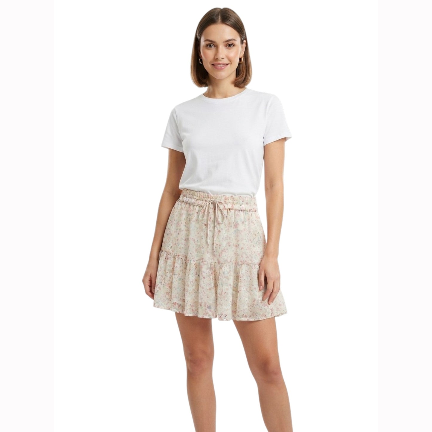 Women's Floral Printed Skort,Multi