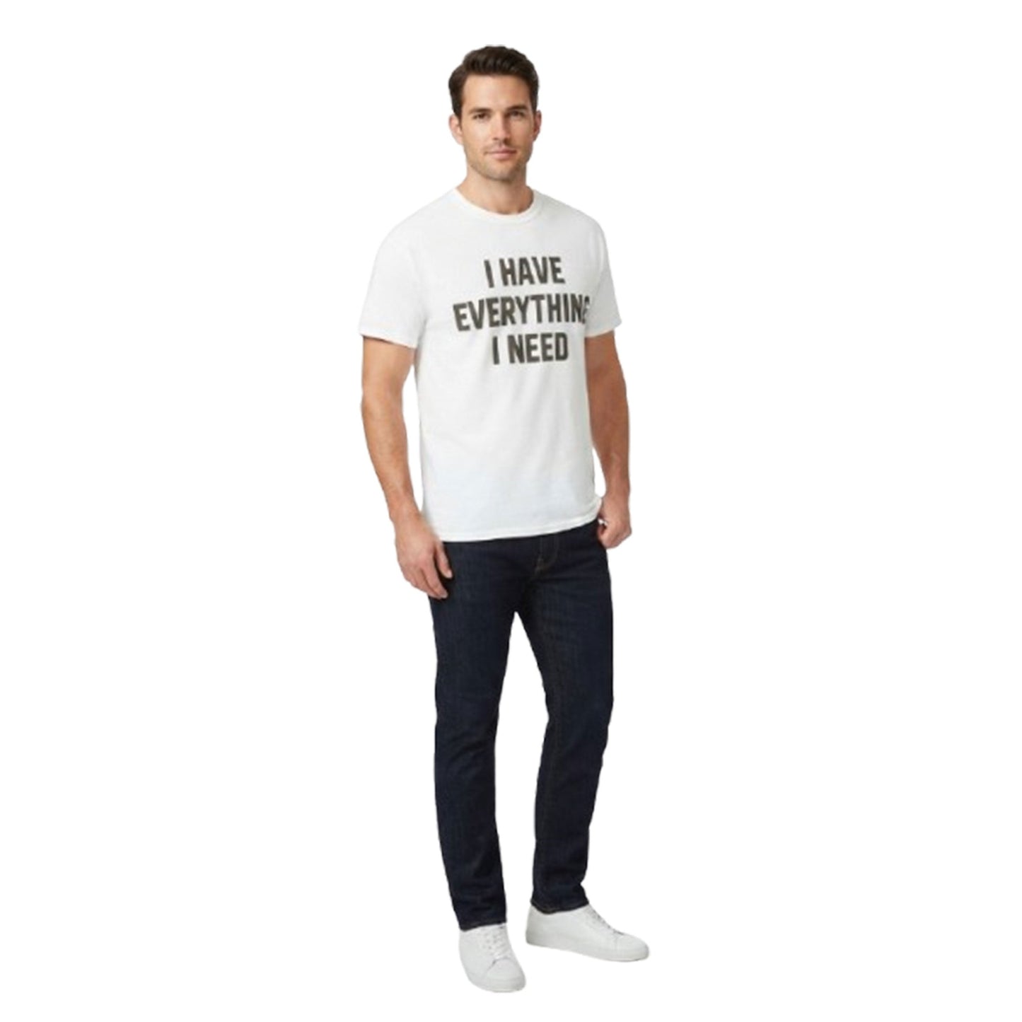 Men's Printed Top,White