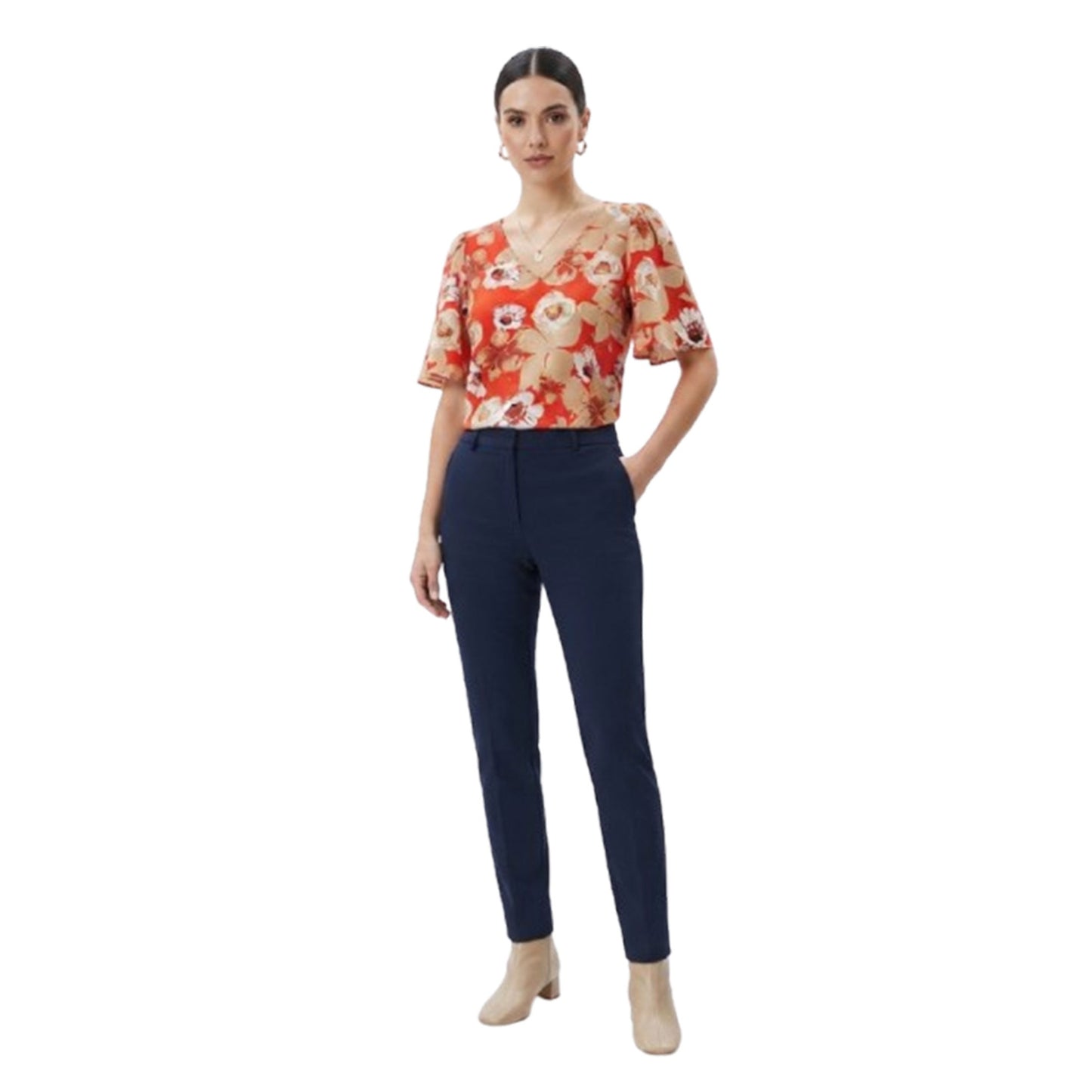 Women's Floral Printed Top,Multi