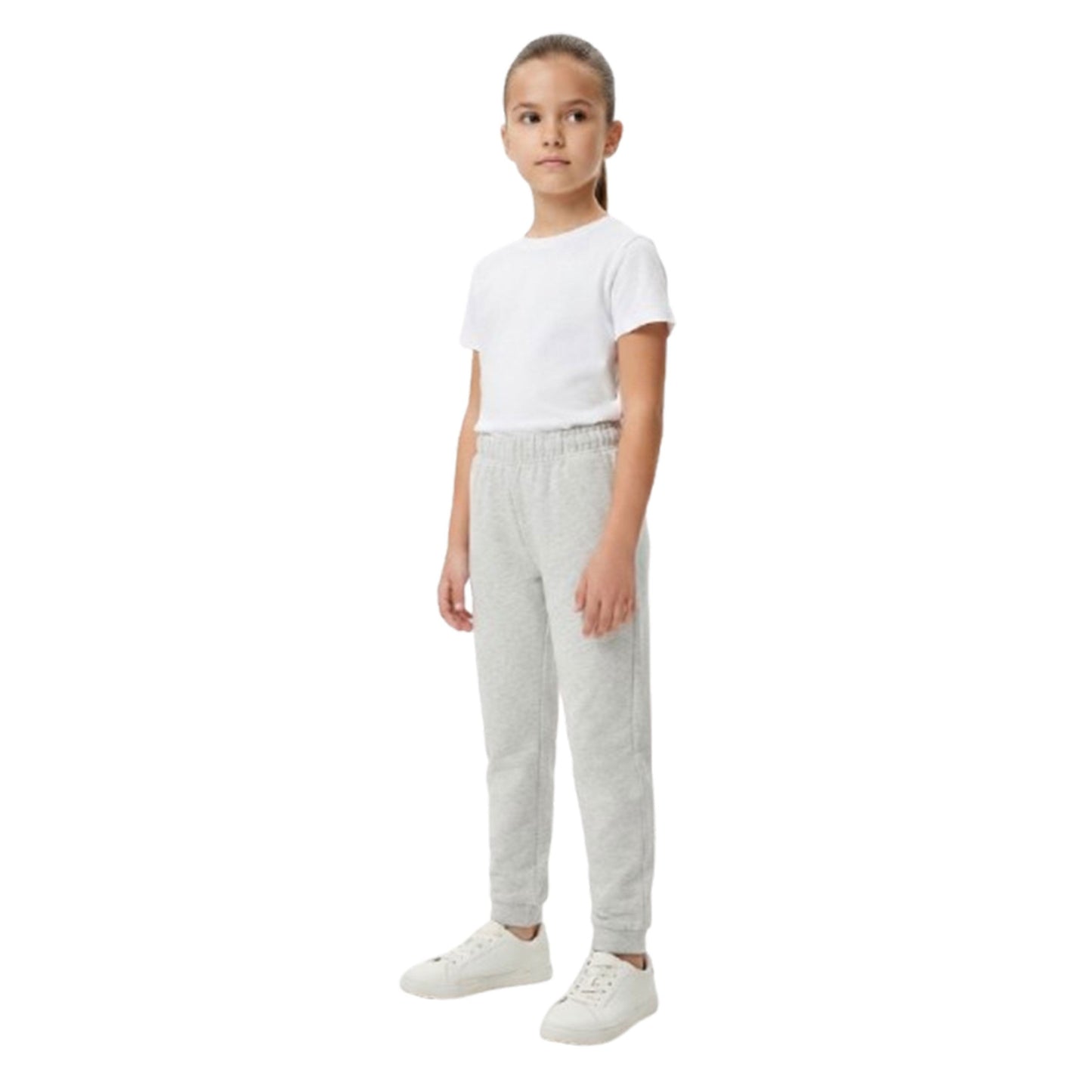 Kids Girl's Plain Pants,Grey
