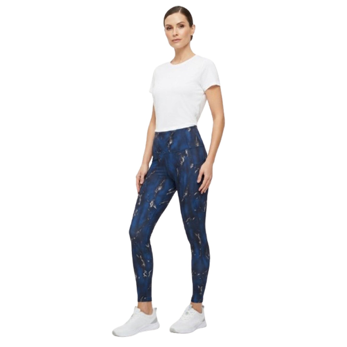 Women's Printed Legging,Navy