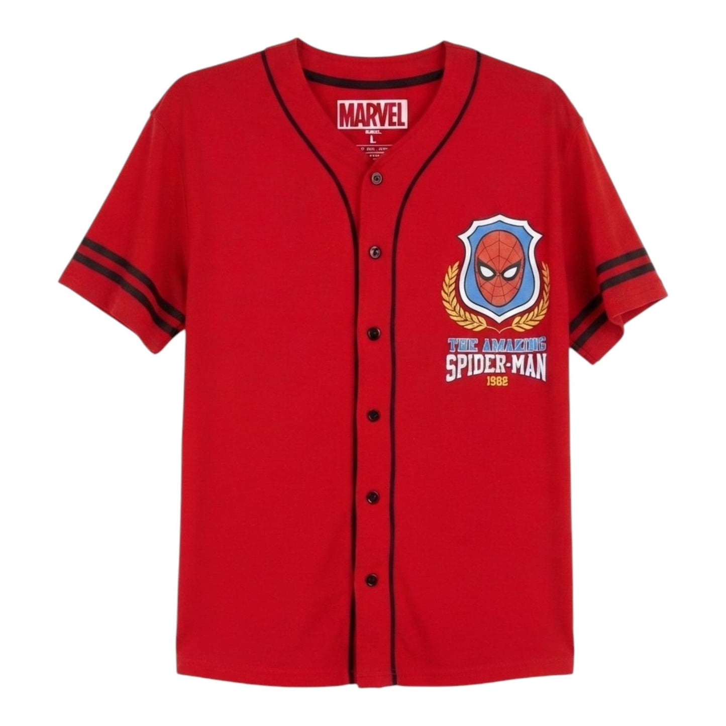Kids Boy's Printed Sleepwear Top,Red