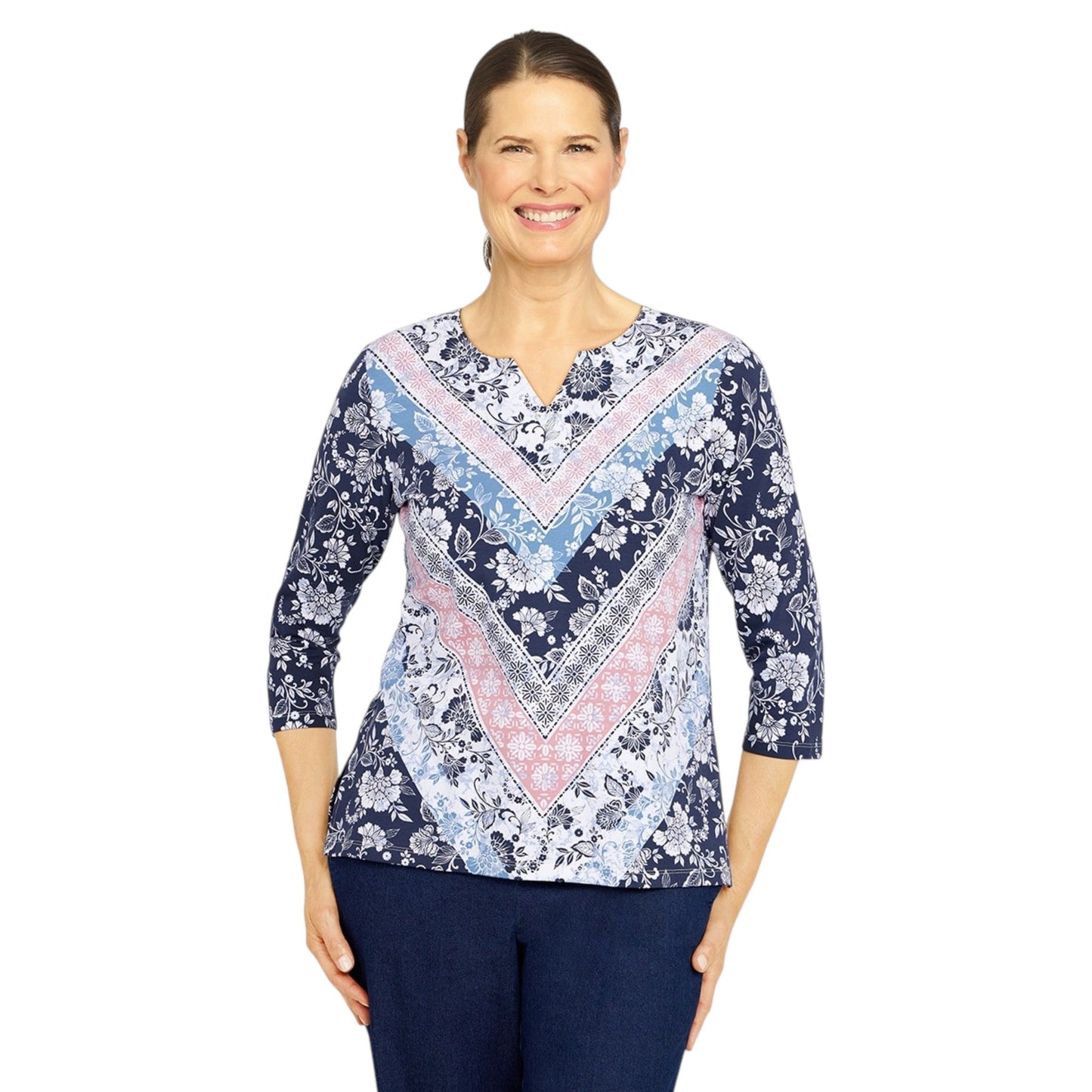 Women's Printed Top,Multi