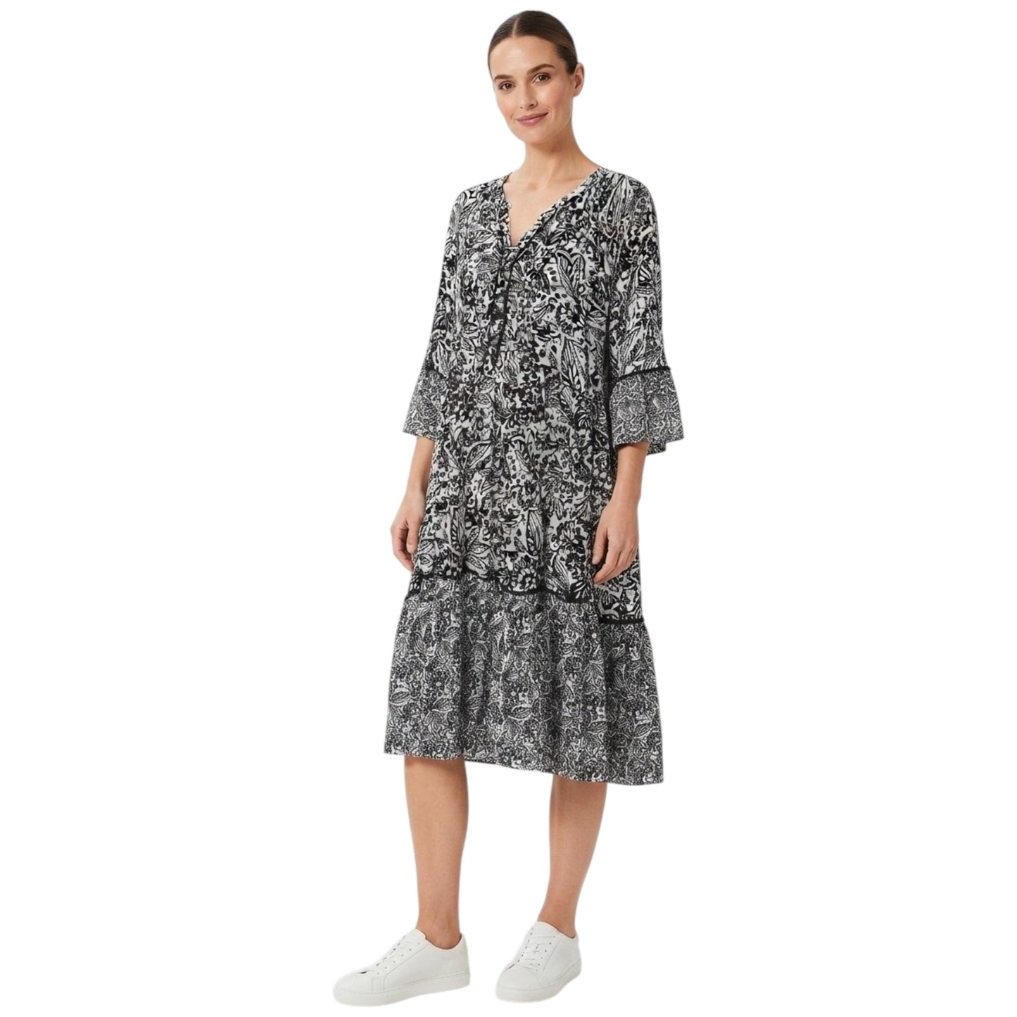 Women's Printed Dress,Multi