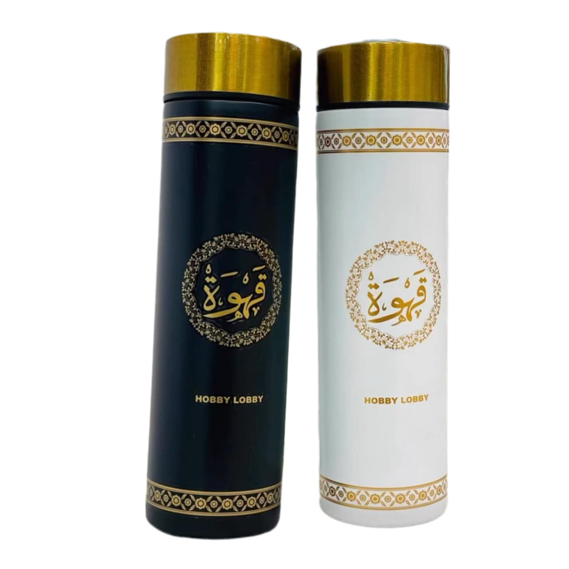 2 PCs Stainless Steel Vacuum Flask Set