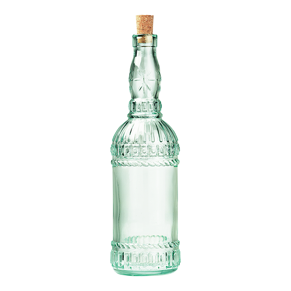 bormioli rocco country home assisi bottle with cork lid 0.72L
