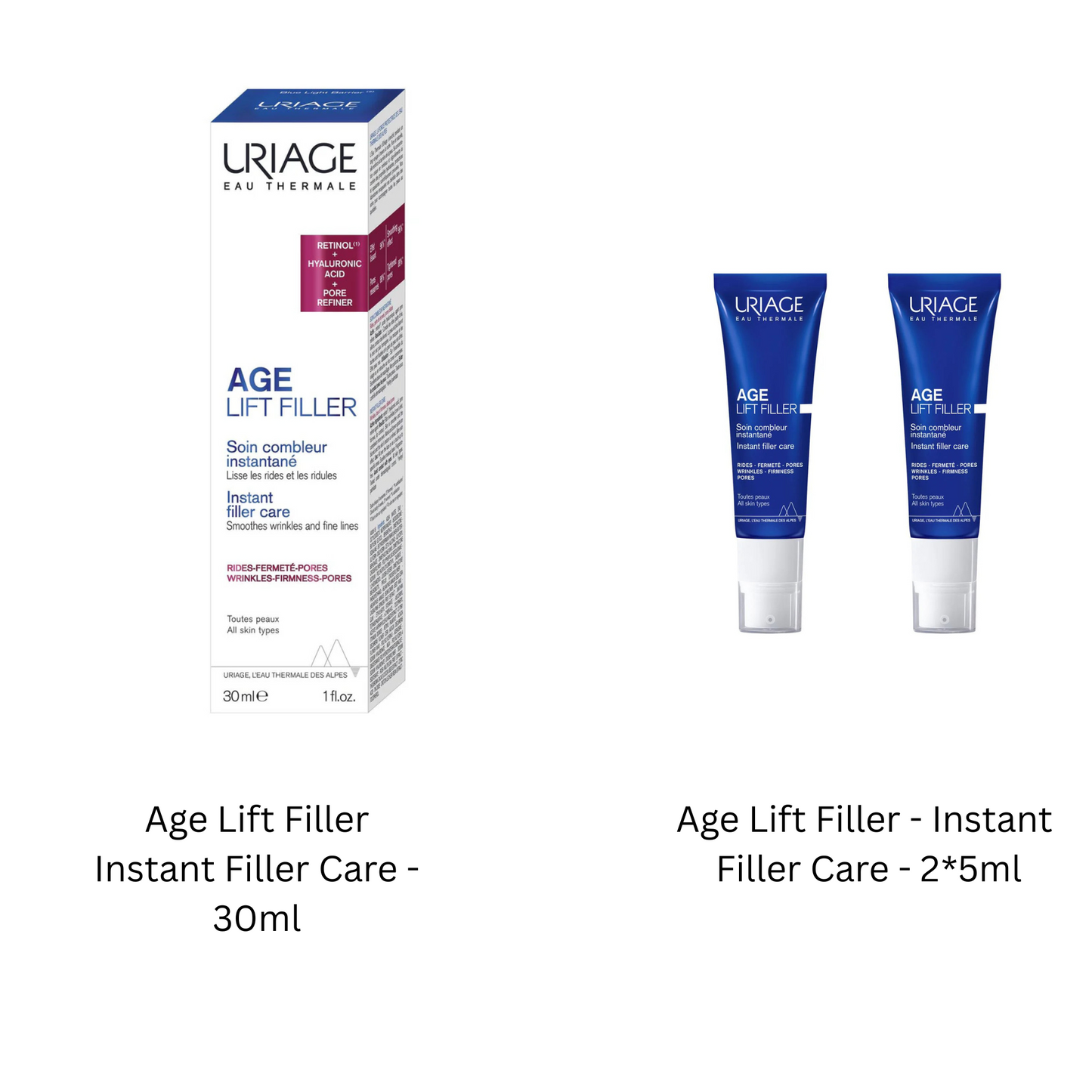 Age Lift Filler Instant Filler Care - 30ml + FREE Age Lift Filler - Instant Filler Care - 2*5ml