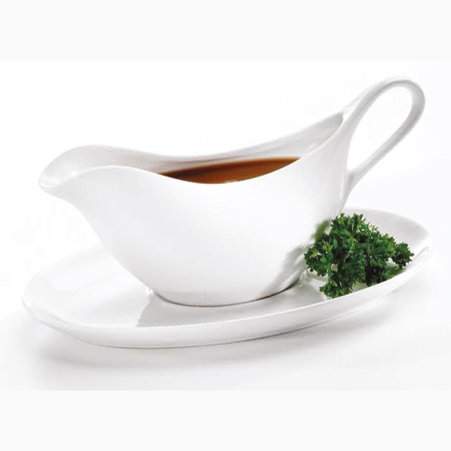 Symphony gravy boat and tray - Ø:325ml