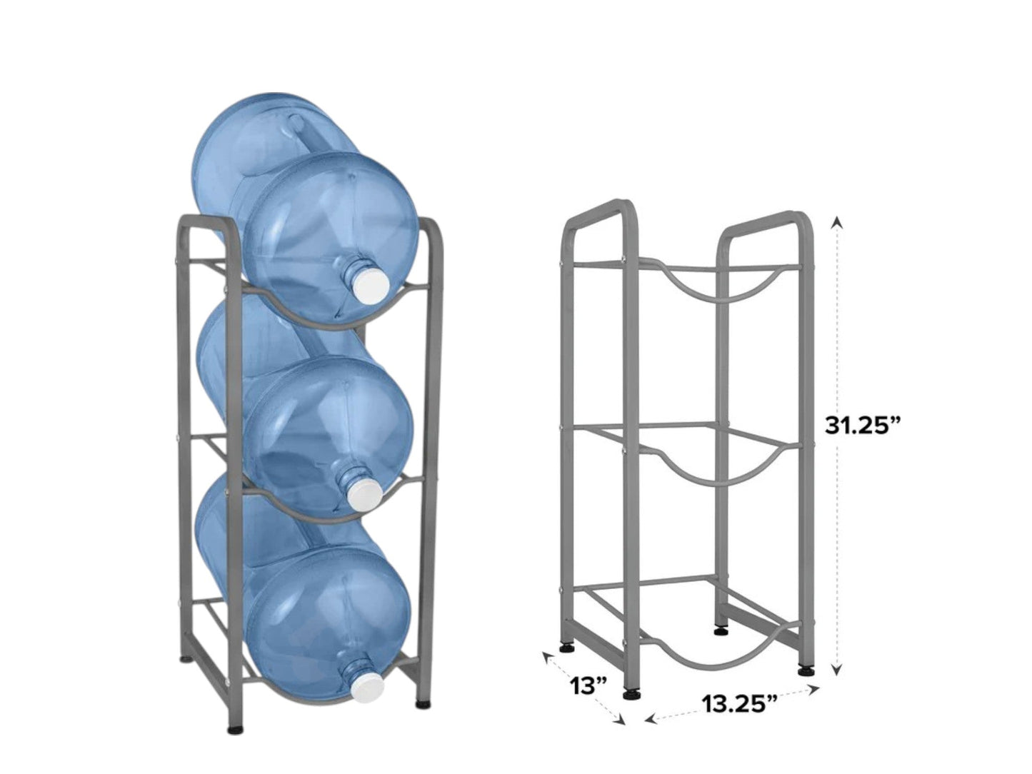 3 tiers Metallic Cooler Bottle Holder