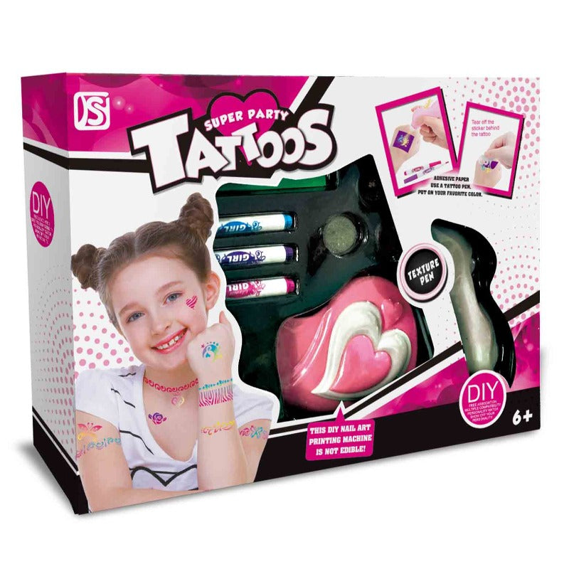 Super Party Tattoos Spray Pen With Stickers Lebanon
