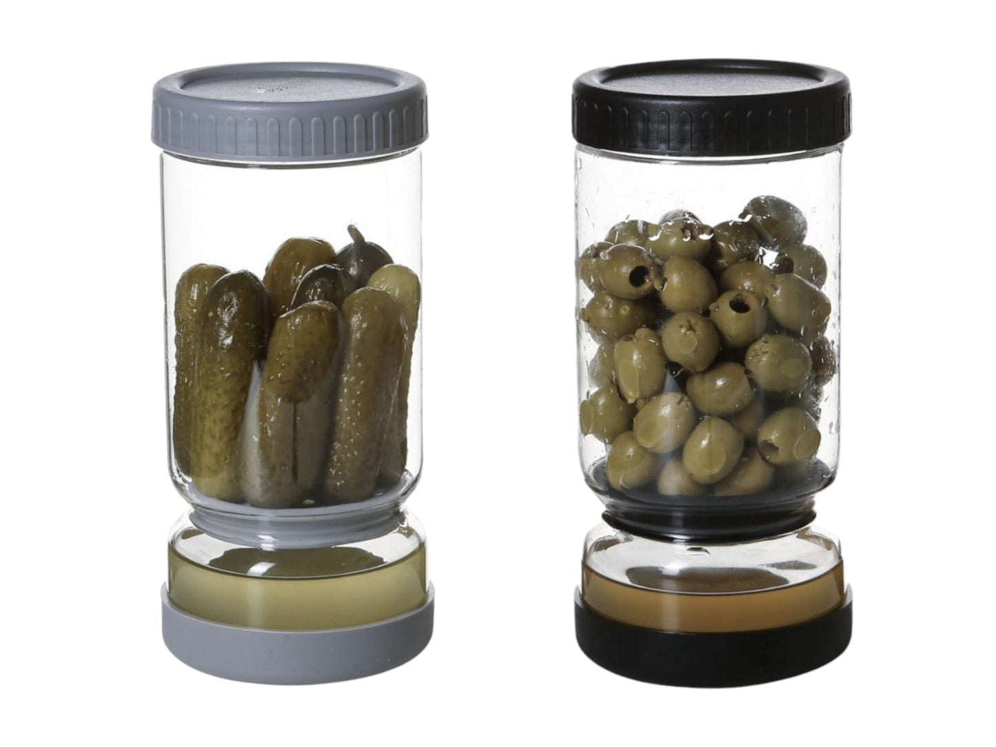 Dosthoff Slim Clear Glass Olive & Pickles Preservation J