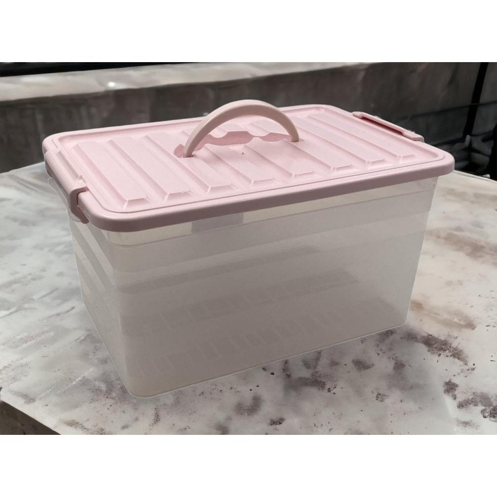 10 Lt Goldbox Multipurpose Locked Storage Box w Handle