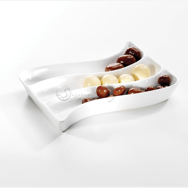 Symphony 3 division platter (L:18cmxW:14cm)