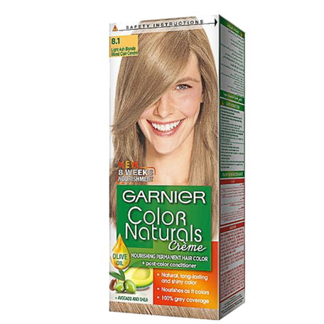 Garnier color naturals # 8.1 light ash brown
