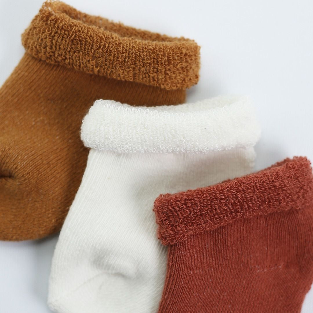 Cotton Baby Sock Set (3 Pairs)