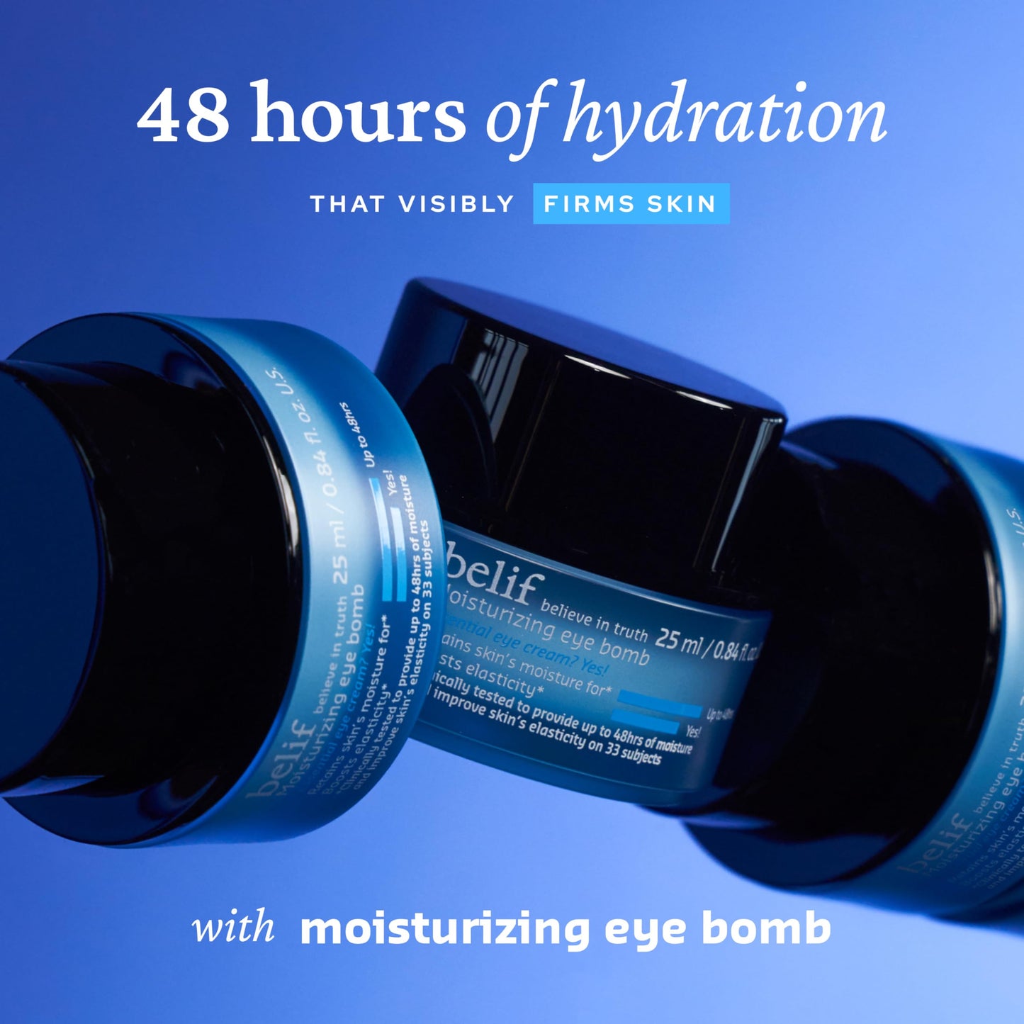 belif Peptide Eye Bomb, Anti-Aging Eye Cream for Wrinkles, Fine Lines, Crow’s Feet & Eye Bags, 48hr Hydration with Ceramide, Squalane, Caffeine, Dermatologist-Tested Korean Skincare, 0.84 fl.oz - Medaid International