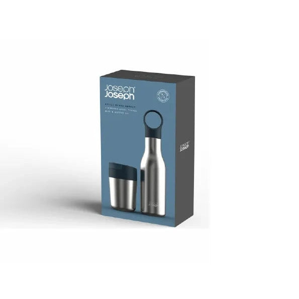 Joseph Joseph 2-piece Stainless-steel Travel Mug & Bottle Set