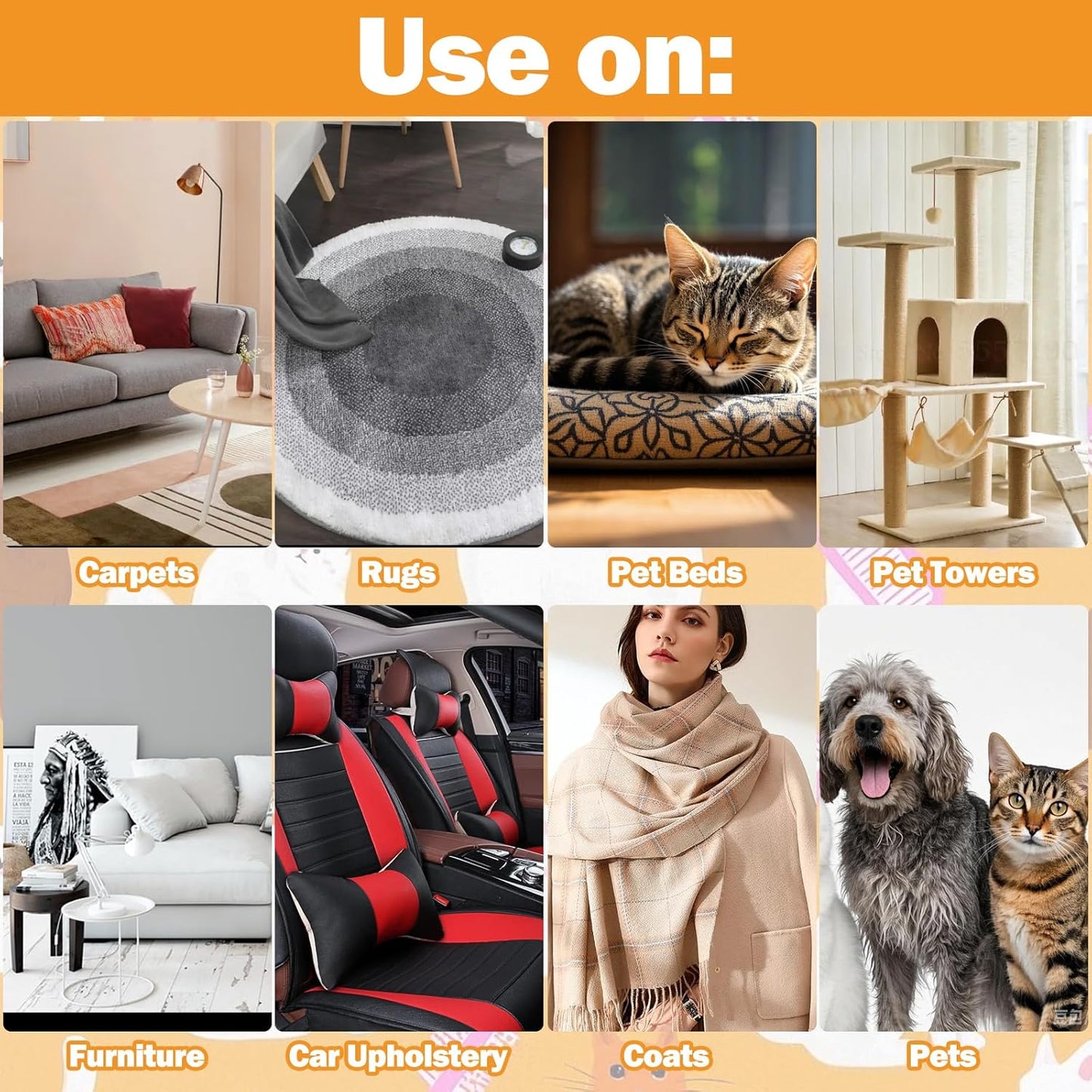 Simple and Practical Pet Hair Cleaning Glove