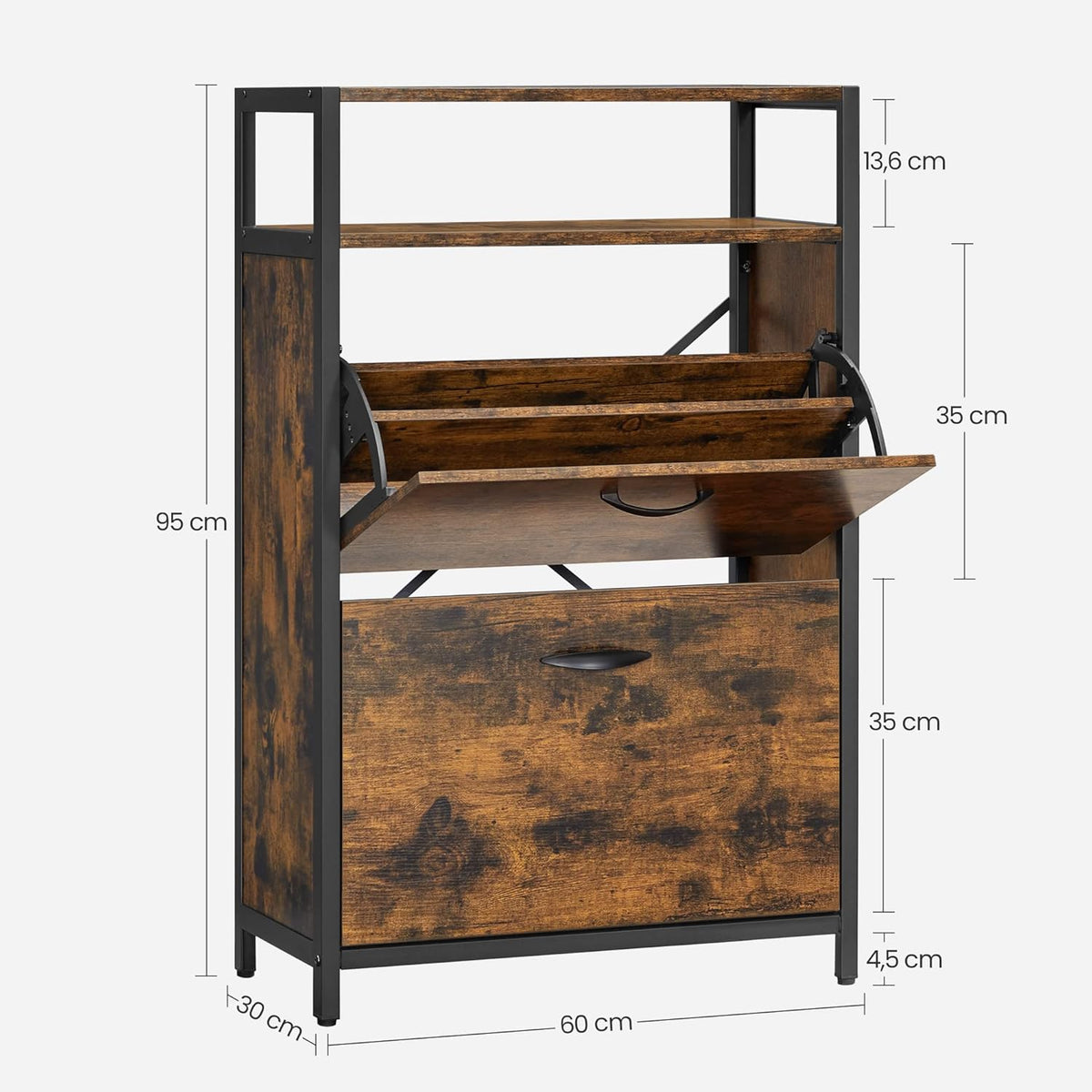 VASAGLE Shoe cabinet LBS801B01