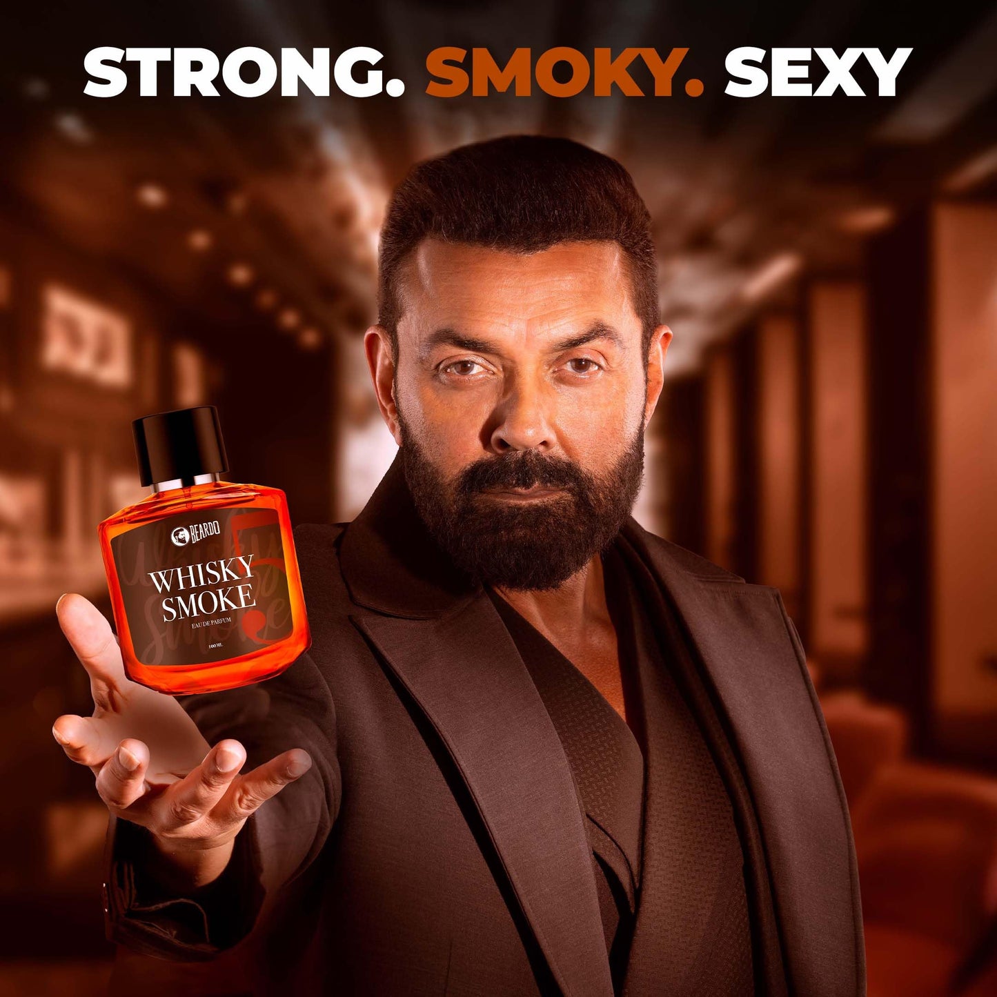 DOPICT Beardo Whisky Smoke Perfume for Men| Spicy, Woody - Oudh | Long Lasting Mens Perfume | Date night fragrance Body Spray for Men 100ml - Medaid International