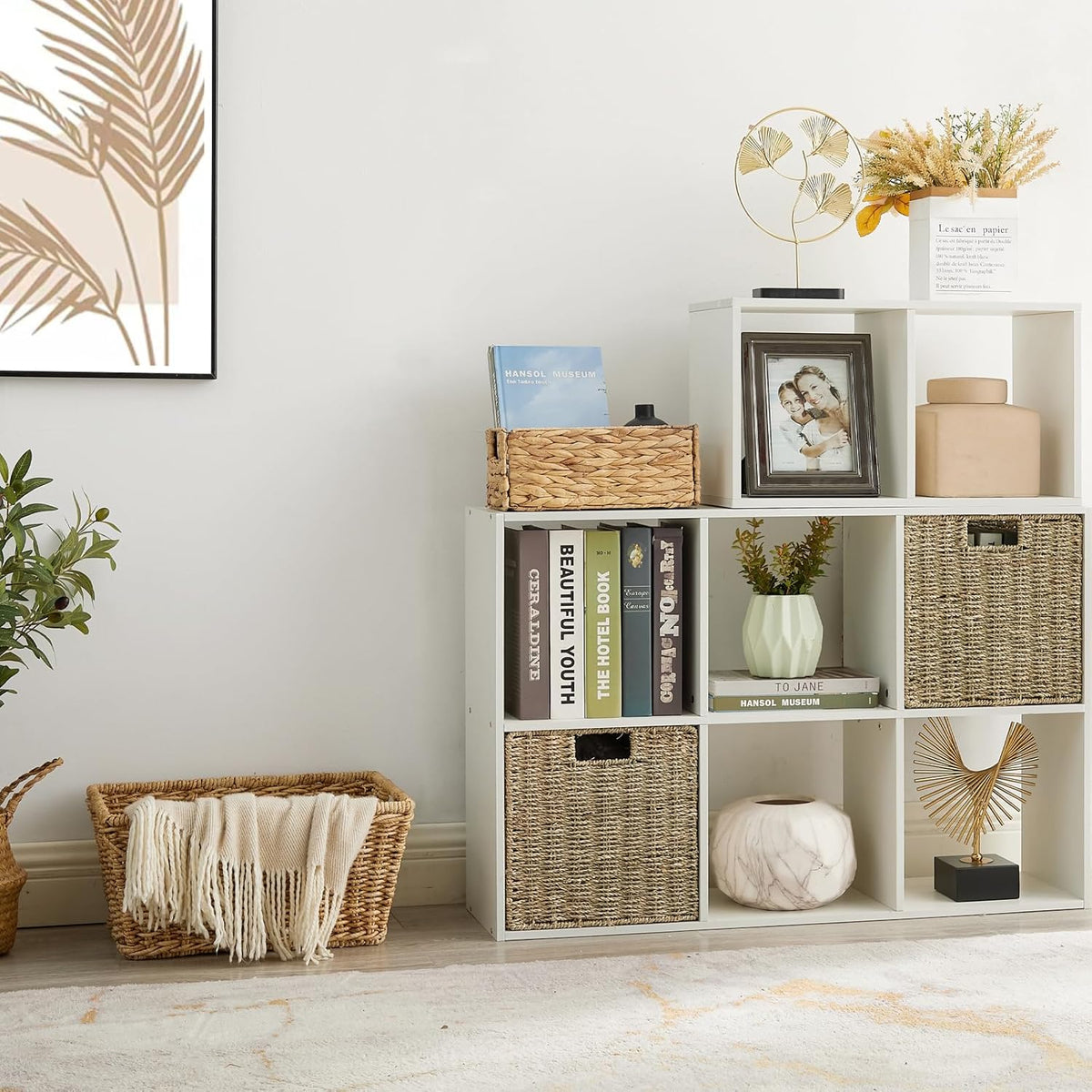 Set of 2 Seagrass Storage Baskets