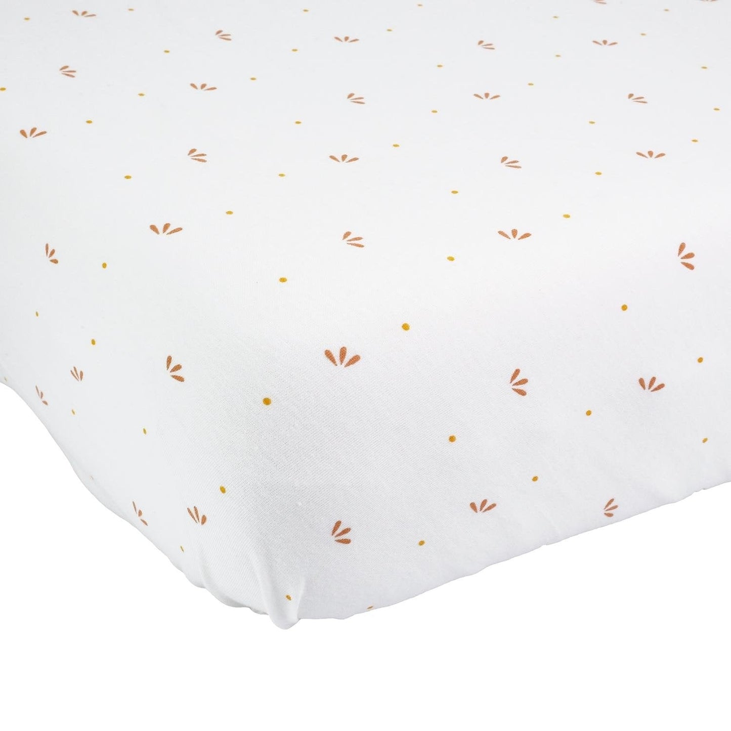 Trois Kilos Sept Cotton Fitted Crib Sheet (60x120 cm)