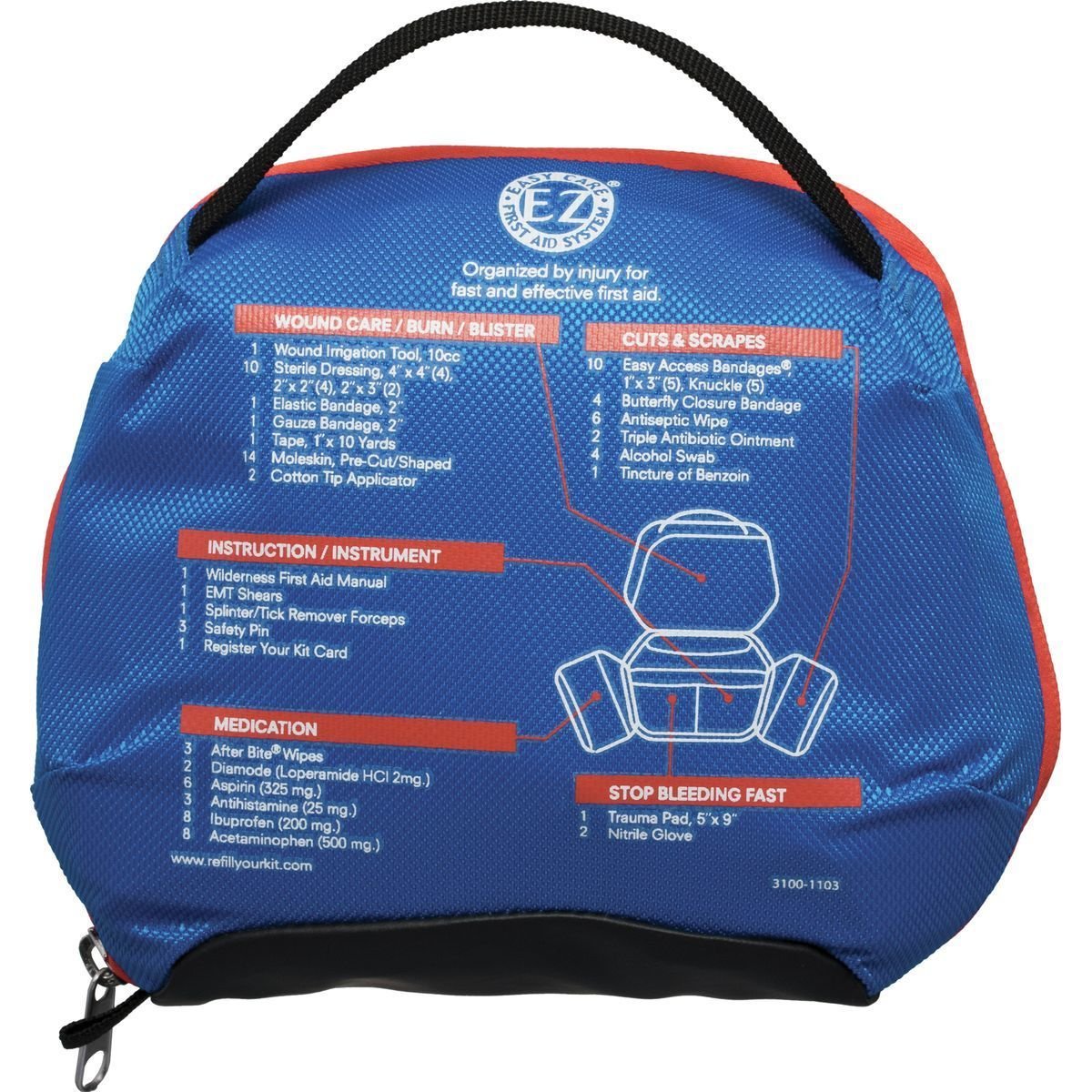 Adventure Medical Kits Mountain Series Backpacker Medic Kit One Size