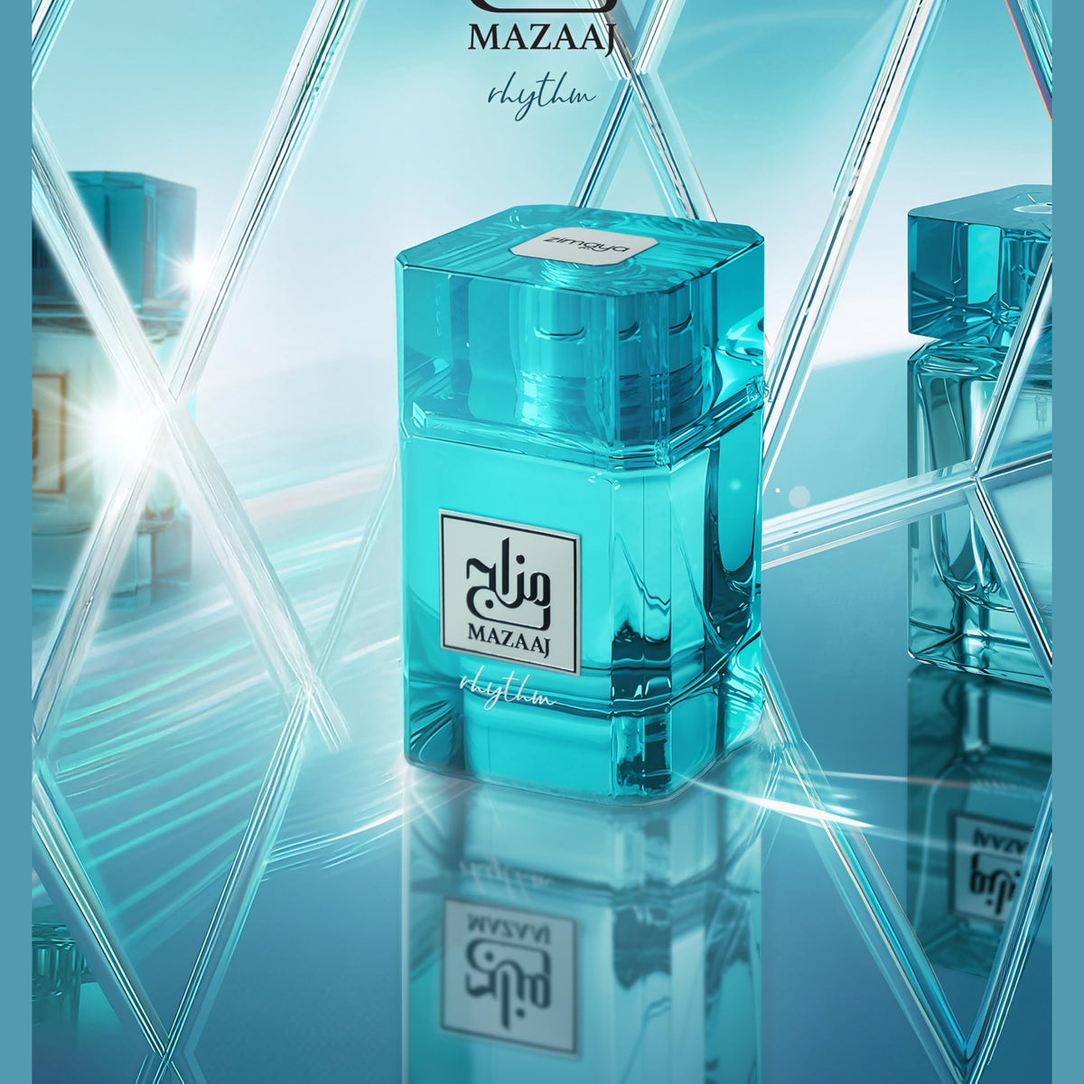 zimaya Mazaaj Rhythm Unisex Eau De Parfum, 3.4 Fl. Oz - Medaid International
