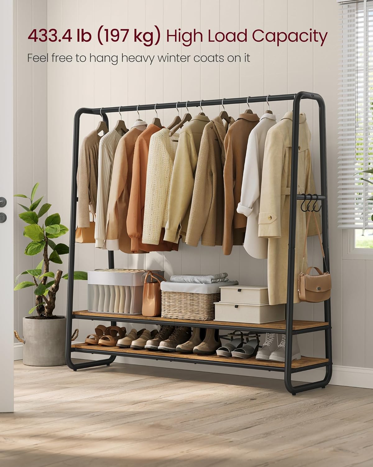 VASAGLE Clothes Rail RGR119B01