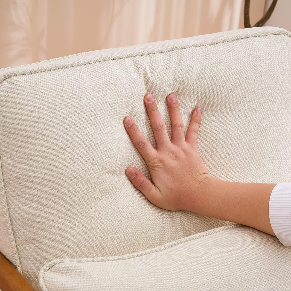 Linen-Blend Armchair