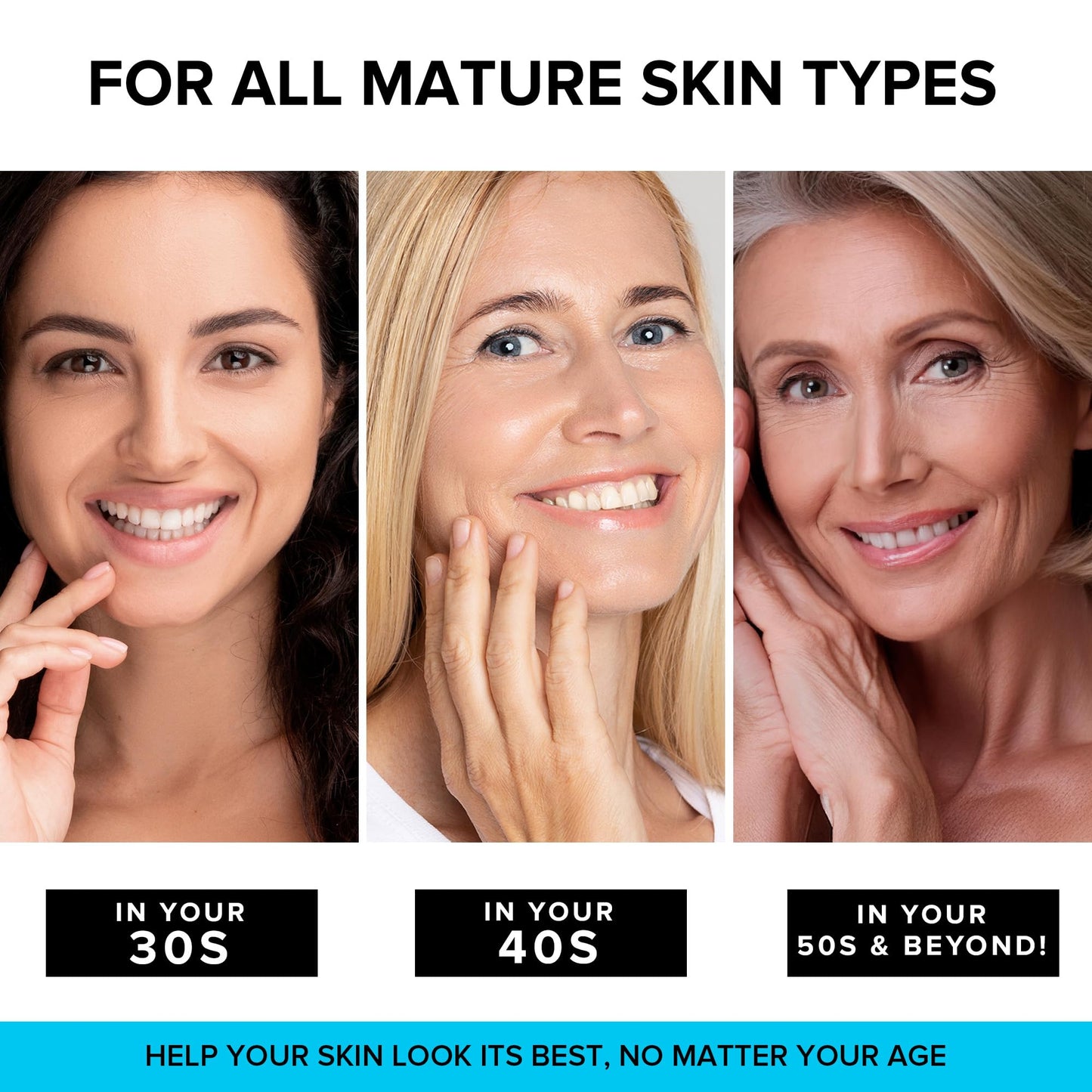 SimplyVital Collagen, Retinol & Hyaluronic Acid Cream - Anti-Aging Face Moisturizer for Face, Firming Skin Care Neck & Décolleté - Made in USA, Daily Moisturizer Face Cream Day & Night - 1.7 fl.oz. - Medaid International