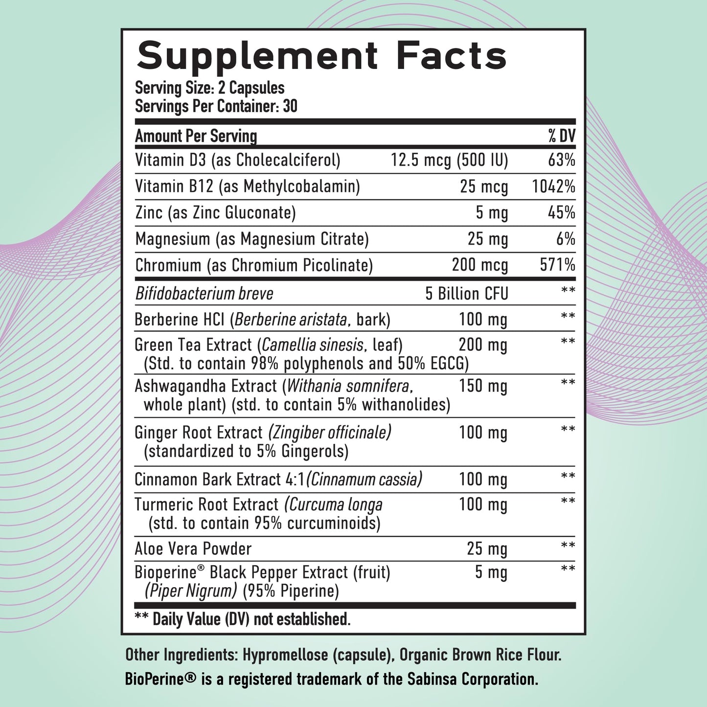 GLP-1 Support for Women | Nutritional Support with Probiotics, Berberine, Cinnamon & More | GLP 1 Supplement for Healthy GLP1 Activity, Digestive Health & Metabolic Balance | Non-GMO | 60 Ct. - Medaid International