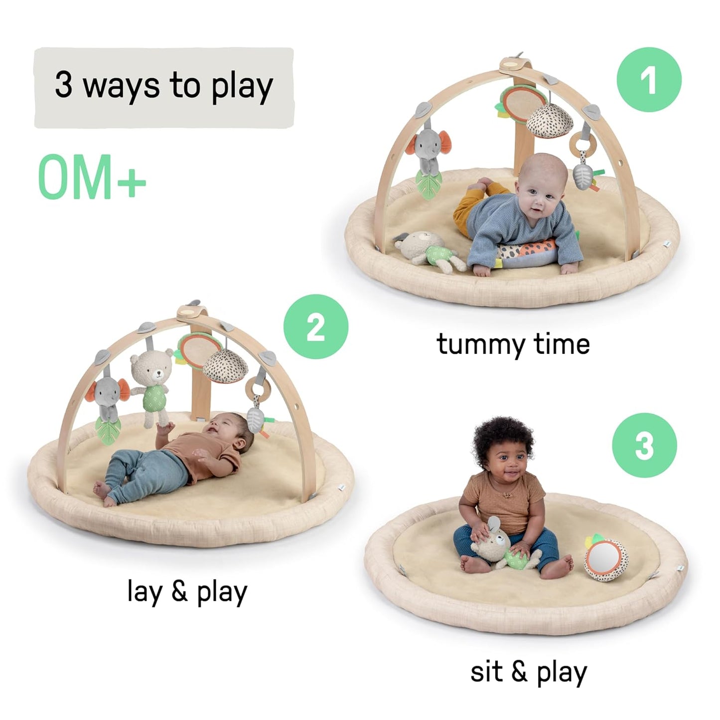 Every Season Plush Lambswool Baby Play Gym