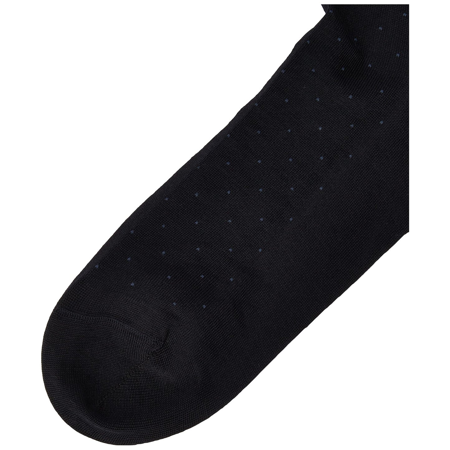BOSS HUGO Men's George mercerized cotton pin dot dress sock Sockshosiery, navy blue, 7-13 - Medaid International