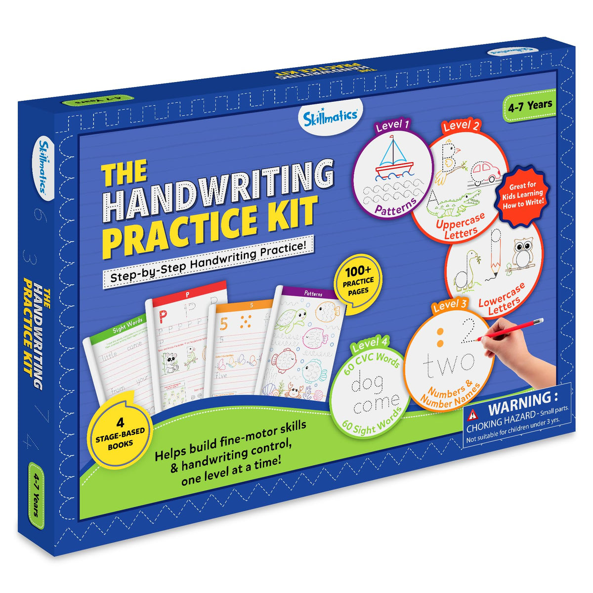 Skillmatics Handwriting Practice Kit – 4 Stage–Based Writing Workbooks