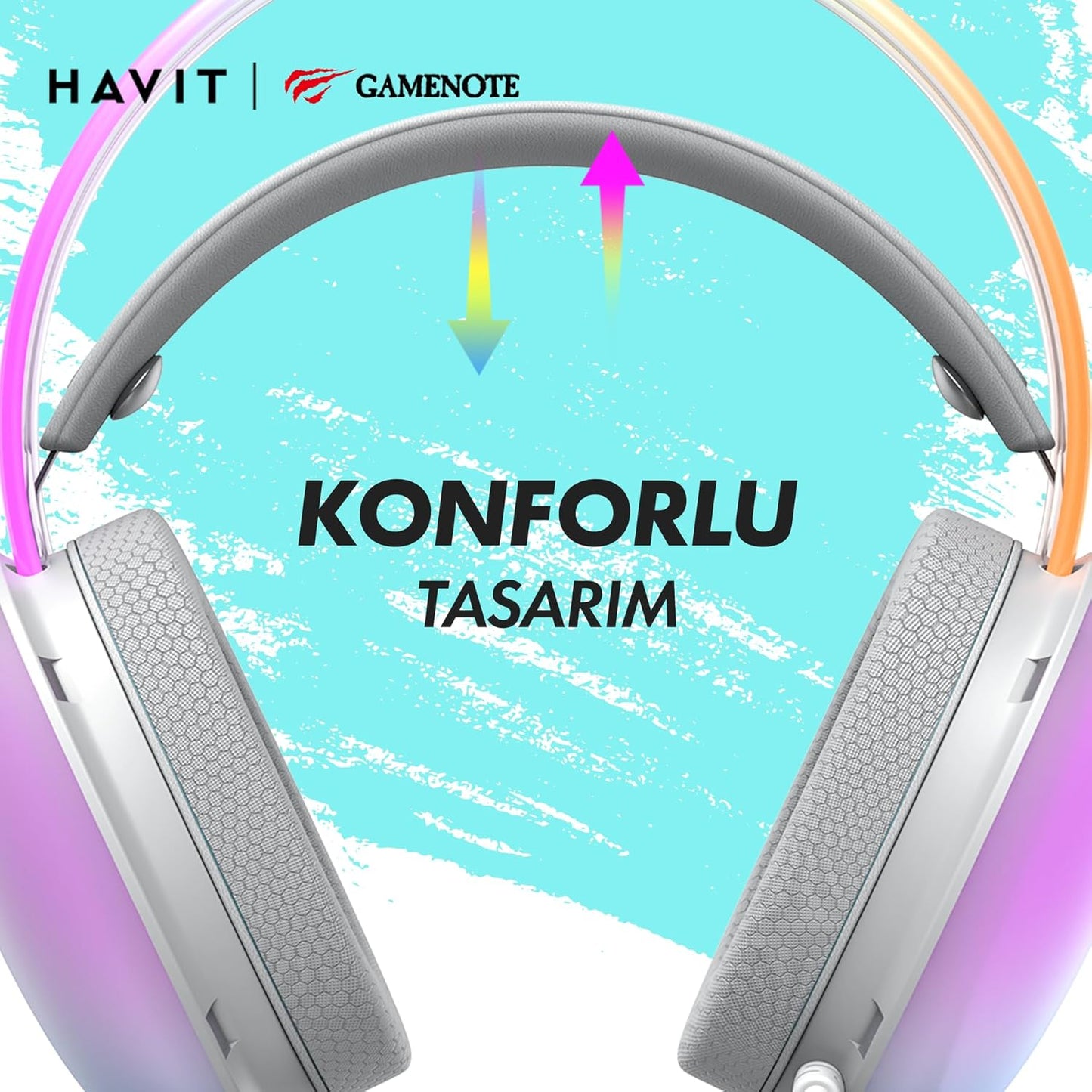 Havit RGB Gaming Headset with Microphone 3.5mm Jack