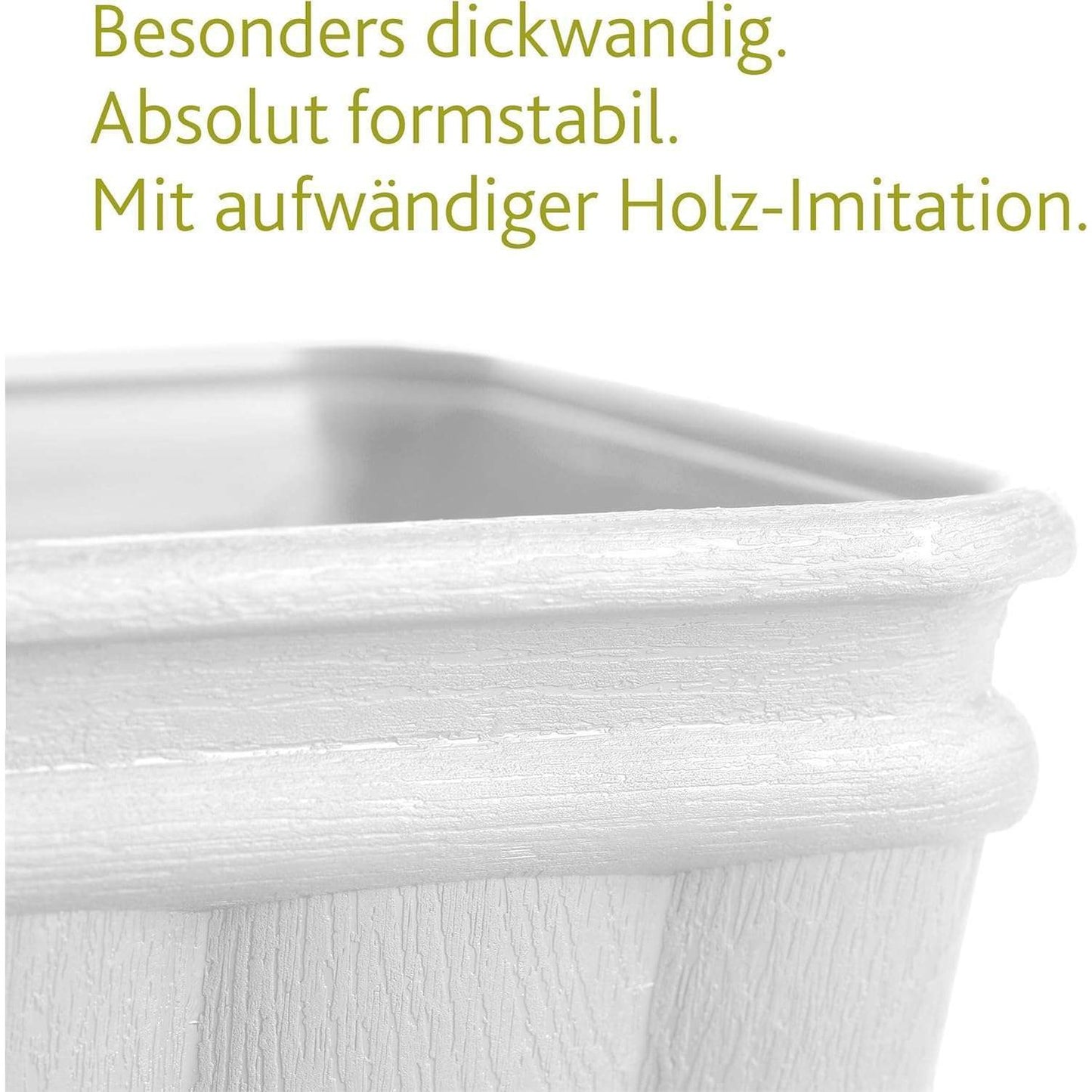 Poetic Emsa Balcony 959751200 Planter White 75 cm