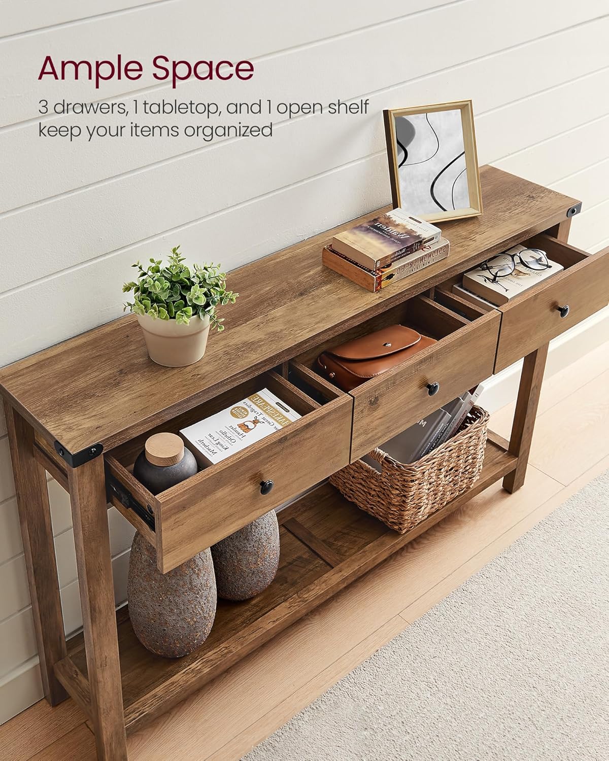 VASAGLE Console Sofa Table LNT142K41