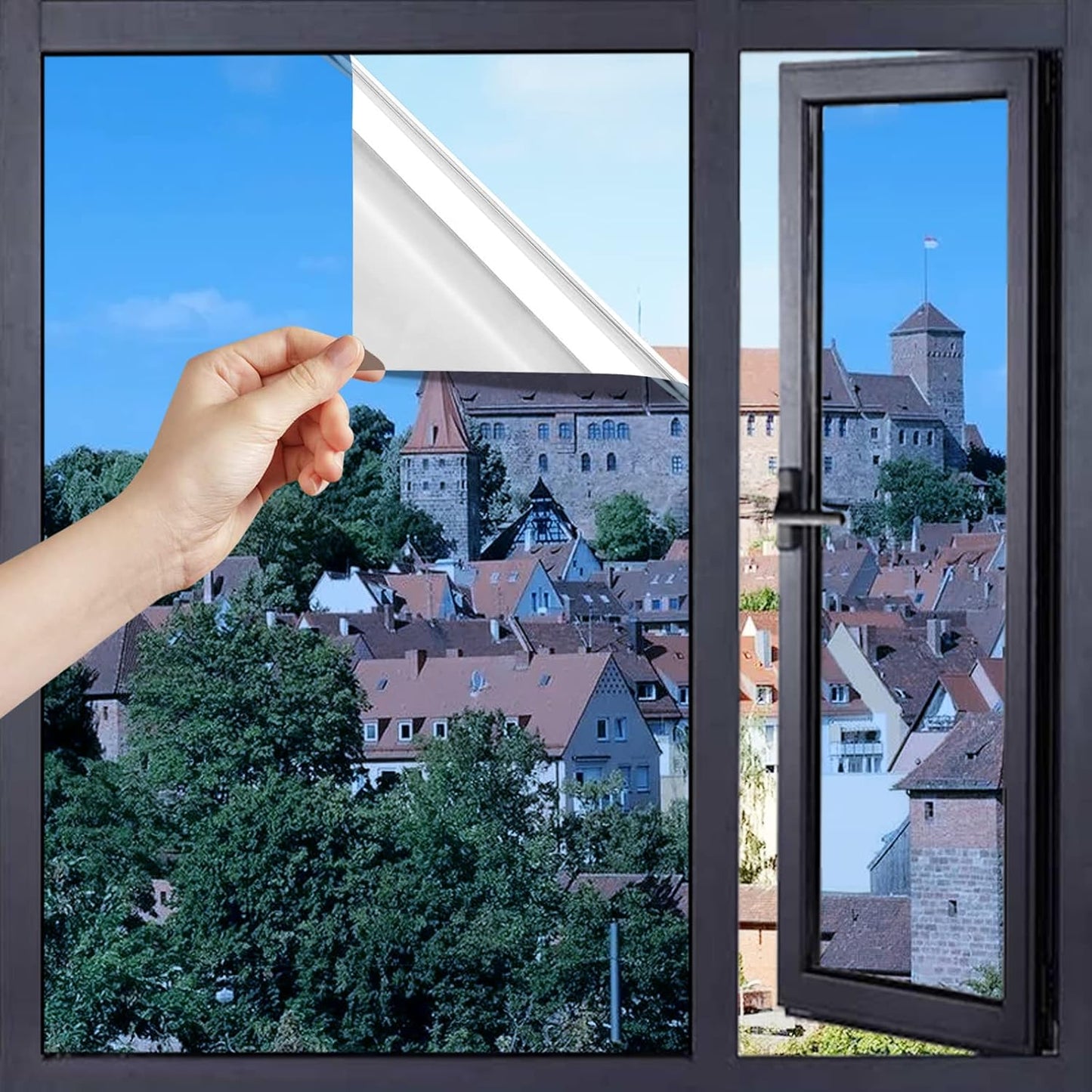 Window Film – Heat & UV Protection (200x45cm) فيلم نوافذ للحماية من الحرارة والأشعة فوق البنفسجية
