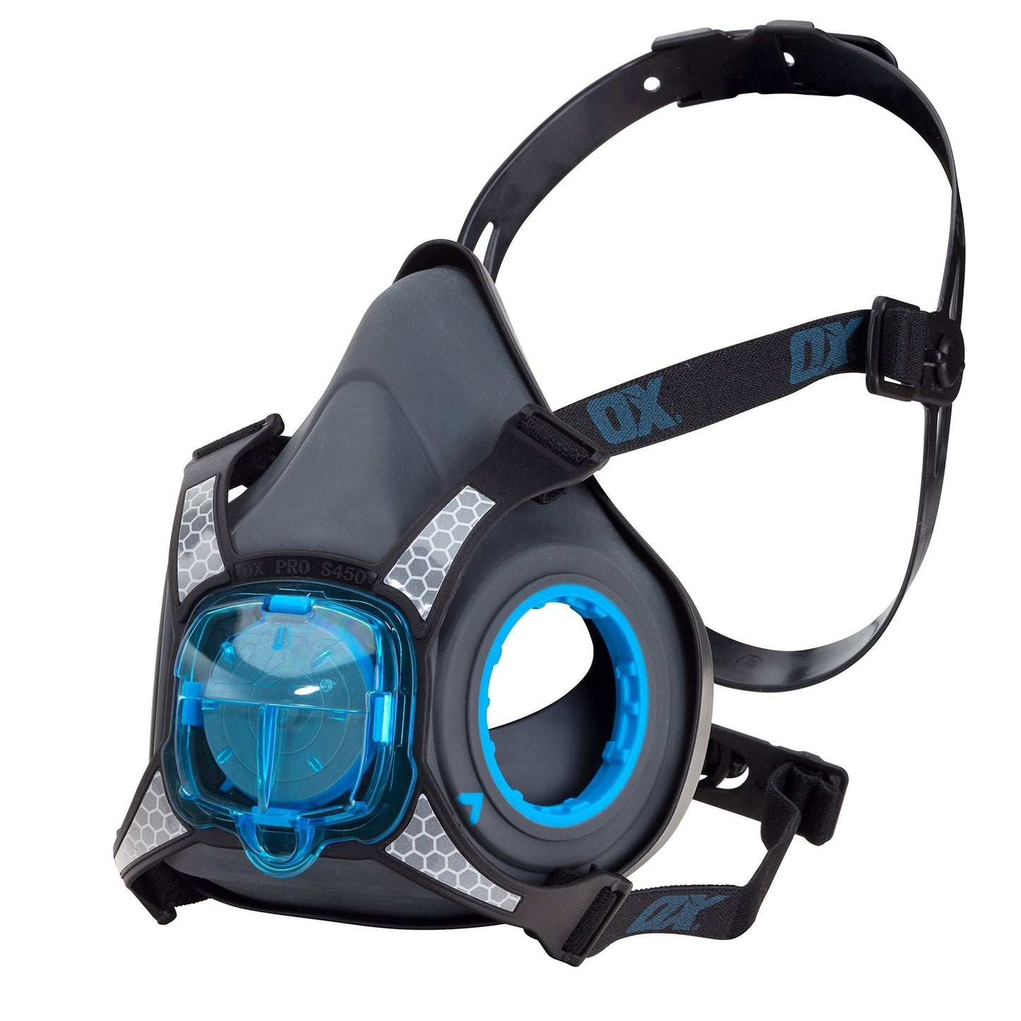 OX OX-S481901 Pro S450 Half Mask Respirator, Grey