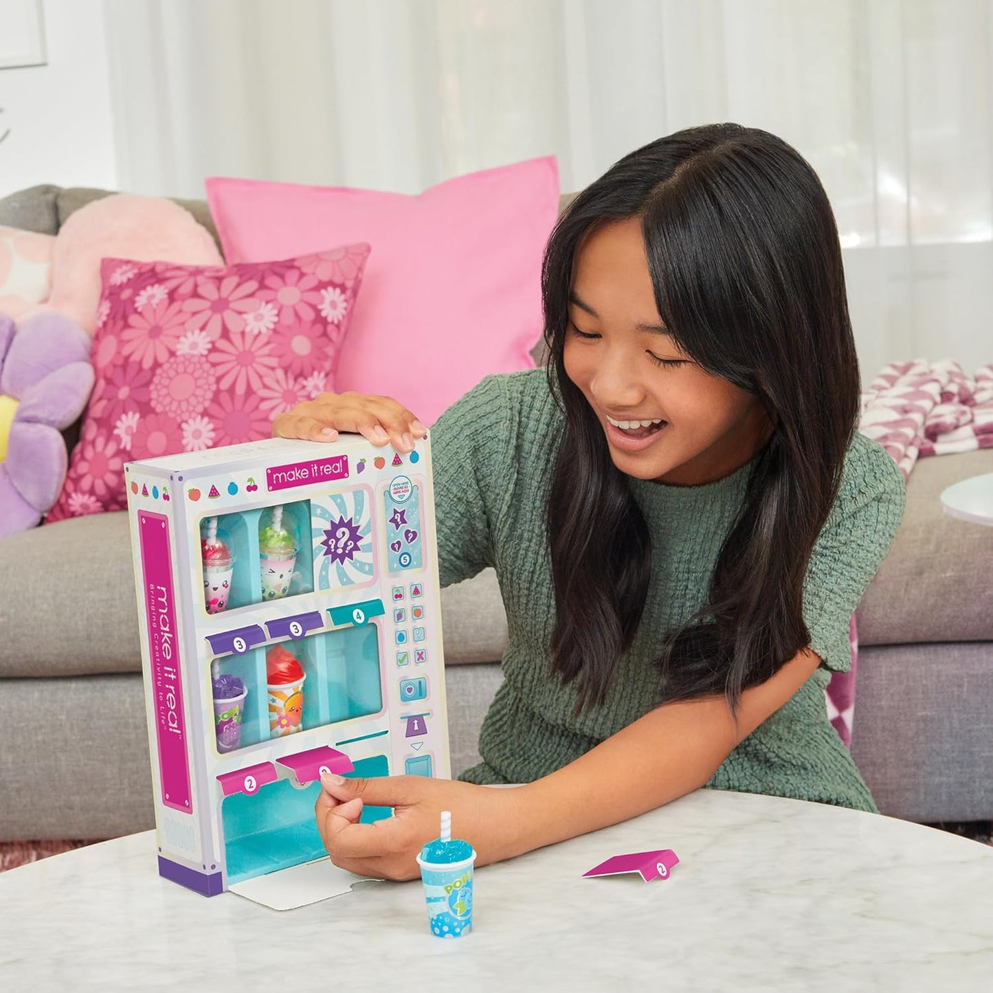 Lip Gloss Dispenser & Nail Polish with Stickers Kit for Girls - Medaid International