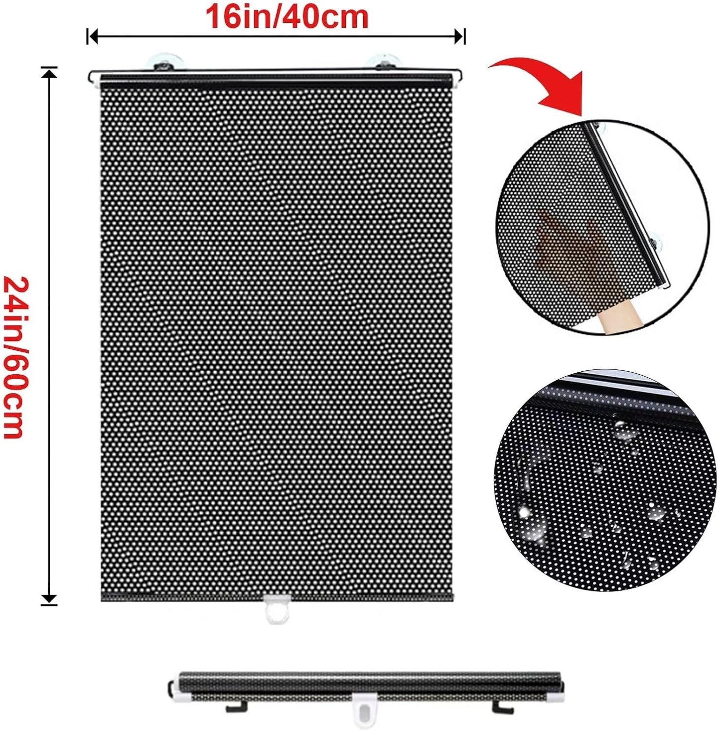 Medaid Retractable Window Privacy Shade (For Cars & Houses)