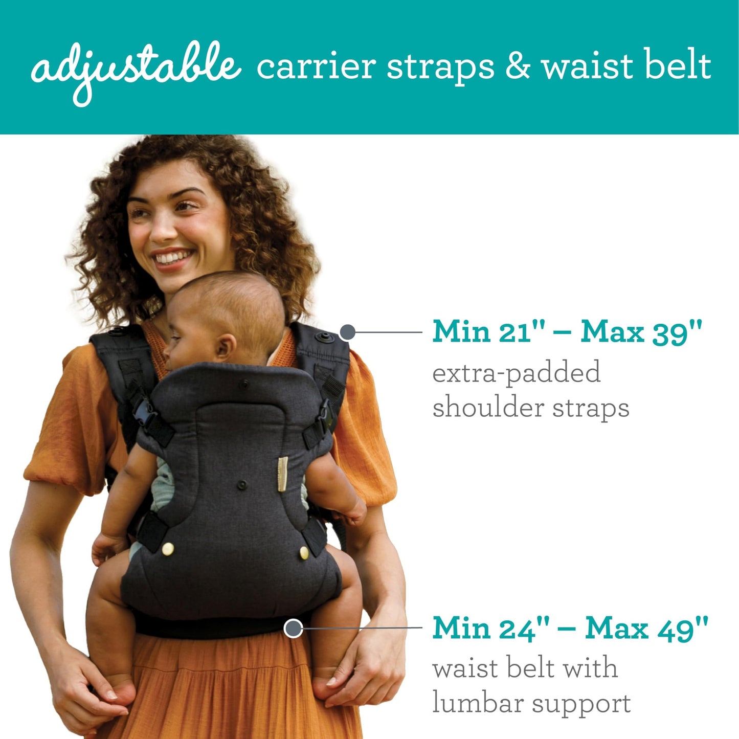 Infantino - Flip 4-in-1 Convertible Carrier & Crossbody Diaper Bag Set