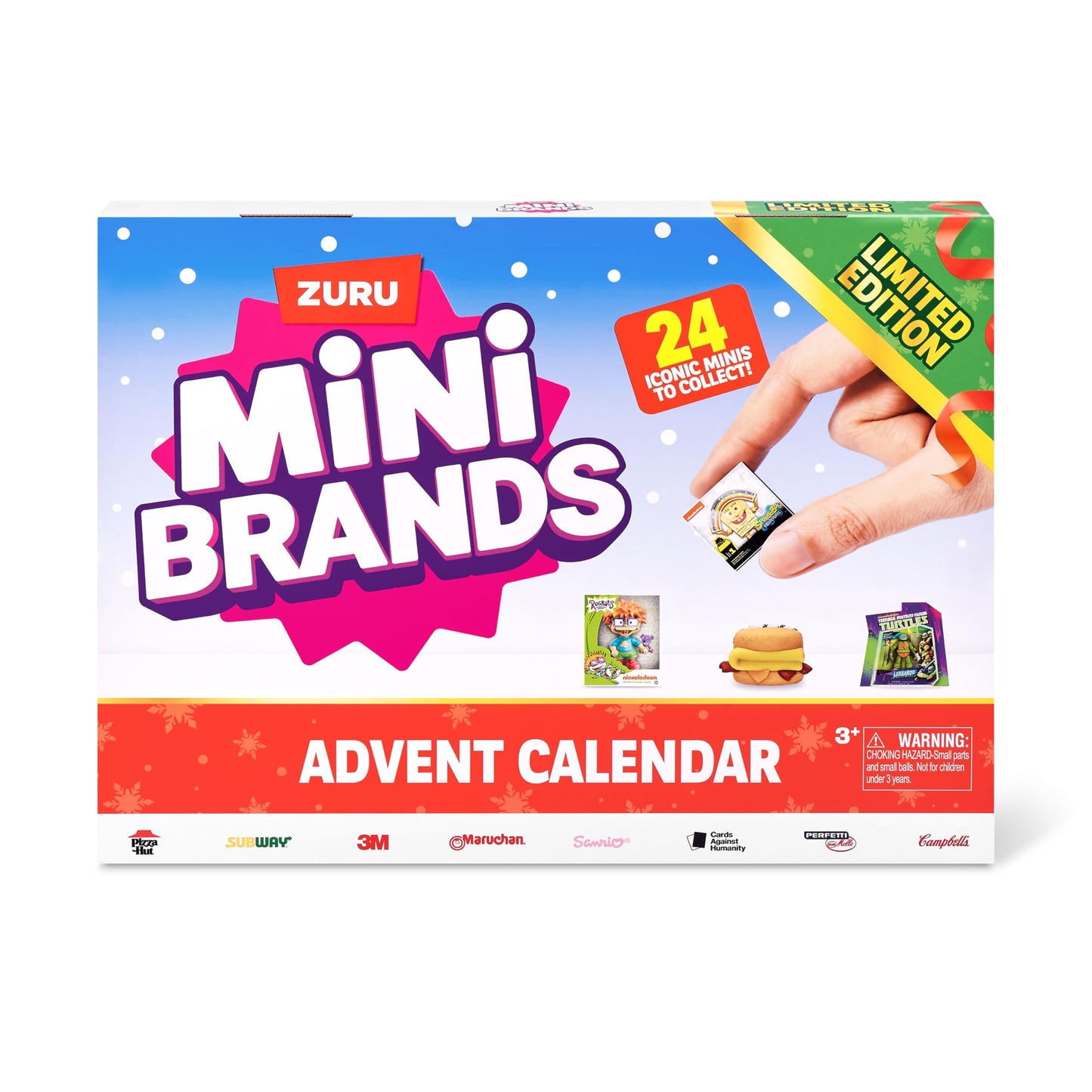 Mini Brands Advent Calendar 2024 by ZURU Mini Brands Limited Edition Advent Calendar, Includes Mini Brands, Mini Toys & Foodie Mini Brands, Mystery Collectibles Toys Comes with 24 Minis - Medaid International