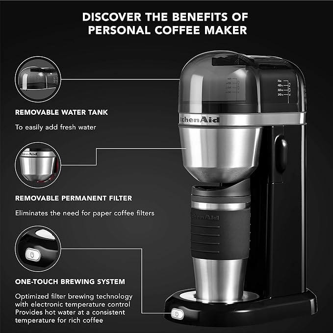 KitchenAid Personal Coffee Maker (Onyx Black)