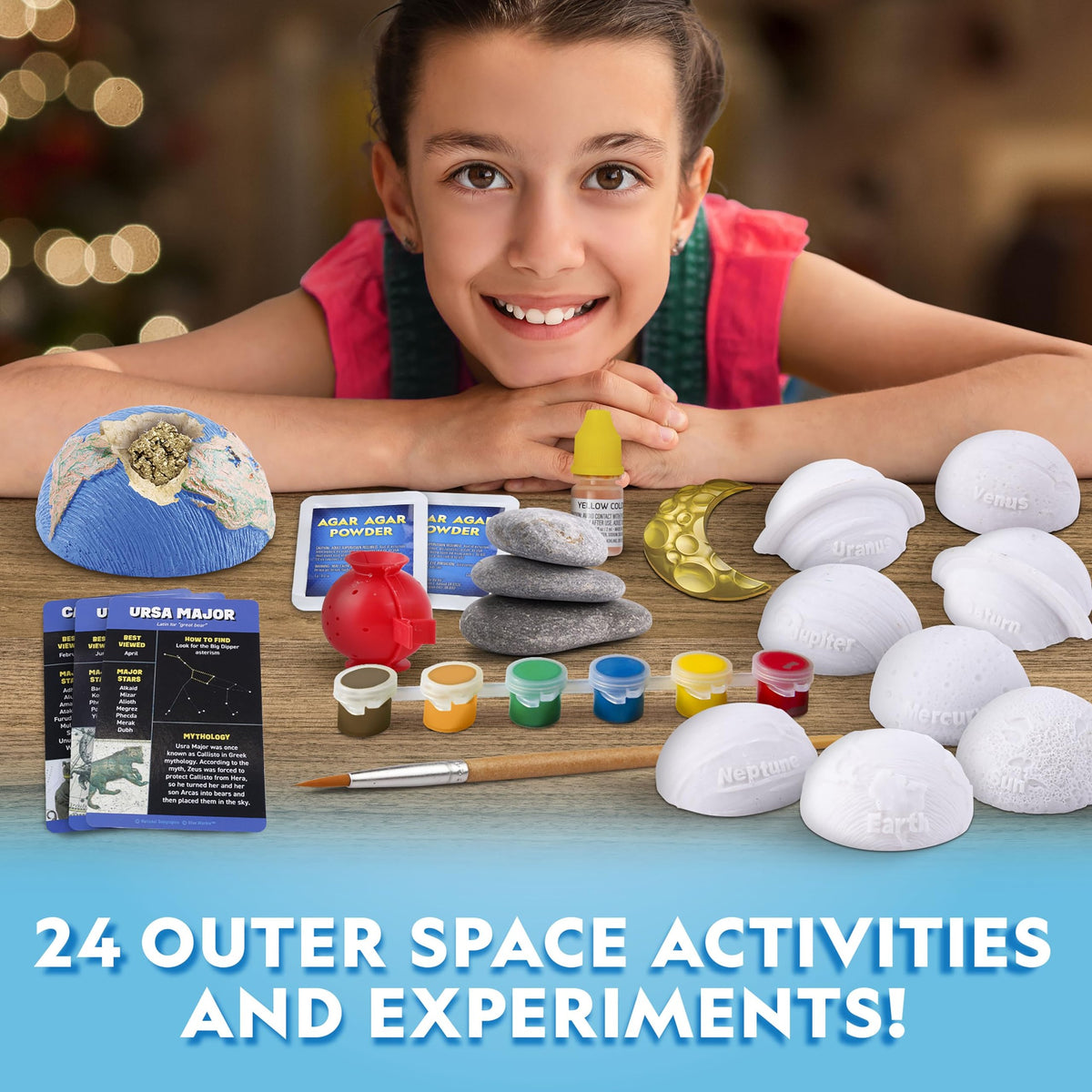 NATIONAL GEOGRAPHIC 2025 Outer Space Advent Calendar – 24 Days of Space-Themed Experiments, Crafts & Activities – Christmas Countdown Calendar for Kids - Medaid International